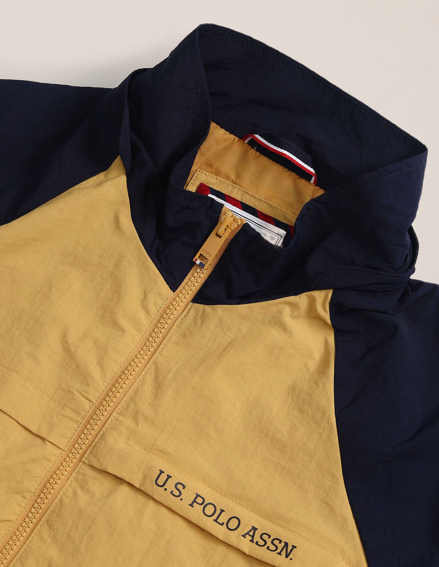 Regular Fit Solid Padded Jacket Navy - U.S. POLO ASSN. | Large