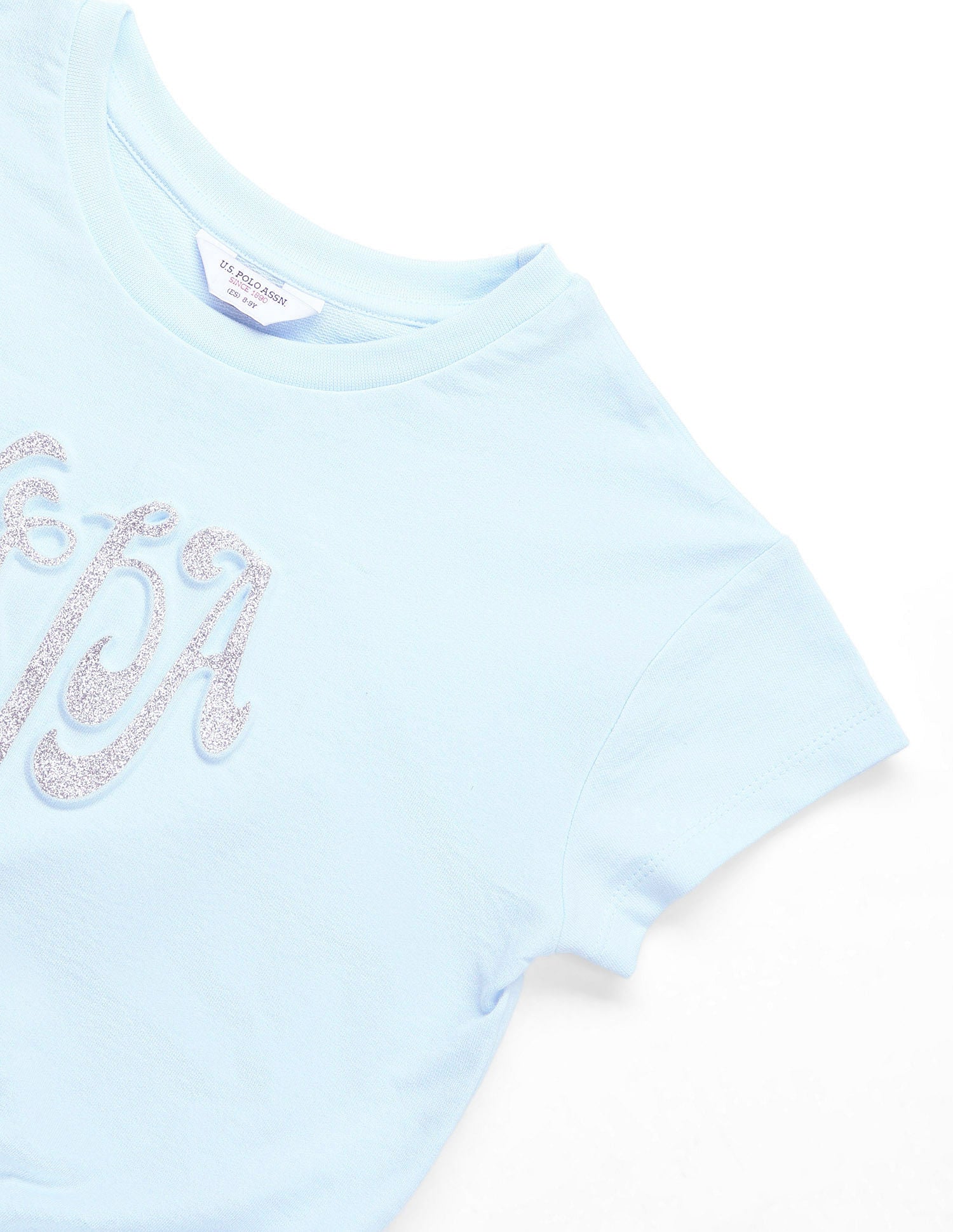 Girls Brand Printed Co-Ords Blue - U.S. POLO ASSN. | Large