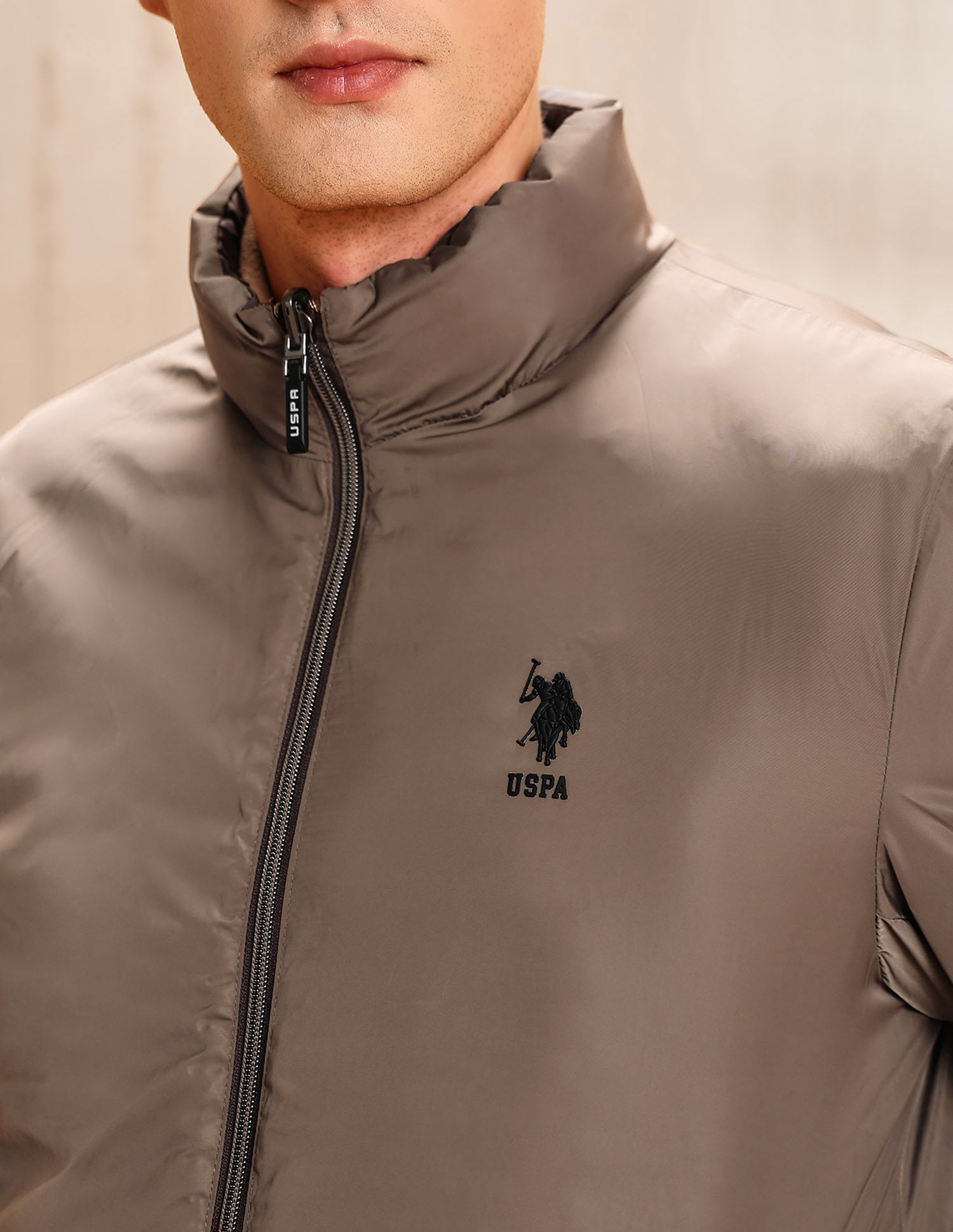 Legend Of Horseshoe Reversible Jacket Brown - U.S. POLO ASSN. | Large