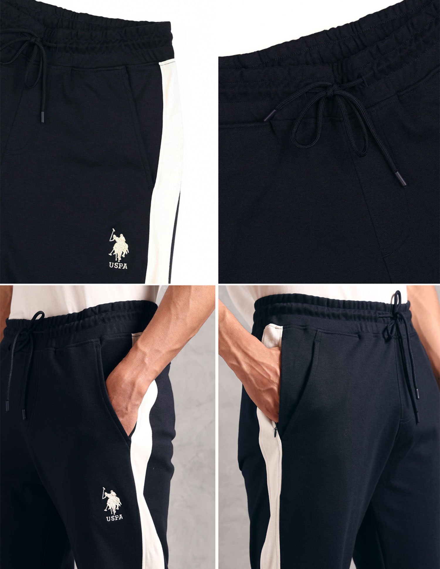 Regular Fit Solid OR004 Lounge Pants - Pack Of 1 Navy - U.S. POLO ASSN. | Large