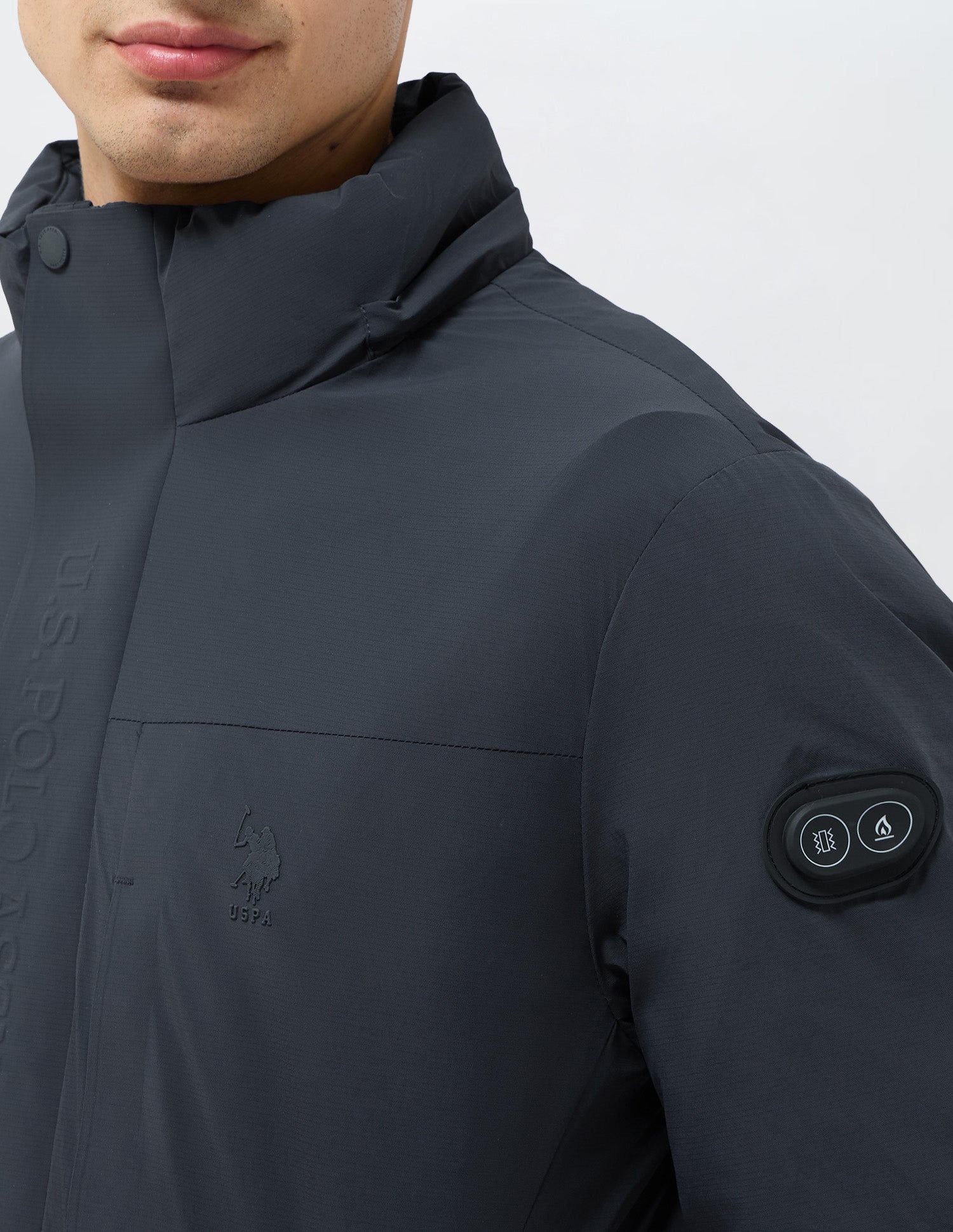 Regular Fit Solid Jacket Navy - U.S. POLO ASSN. | Large