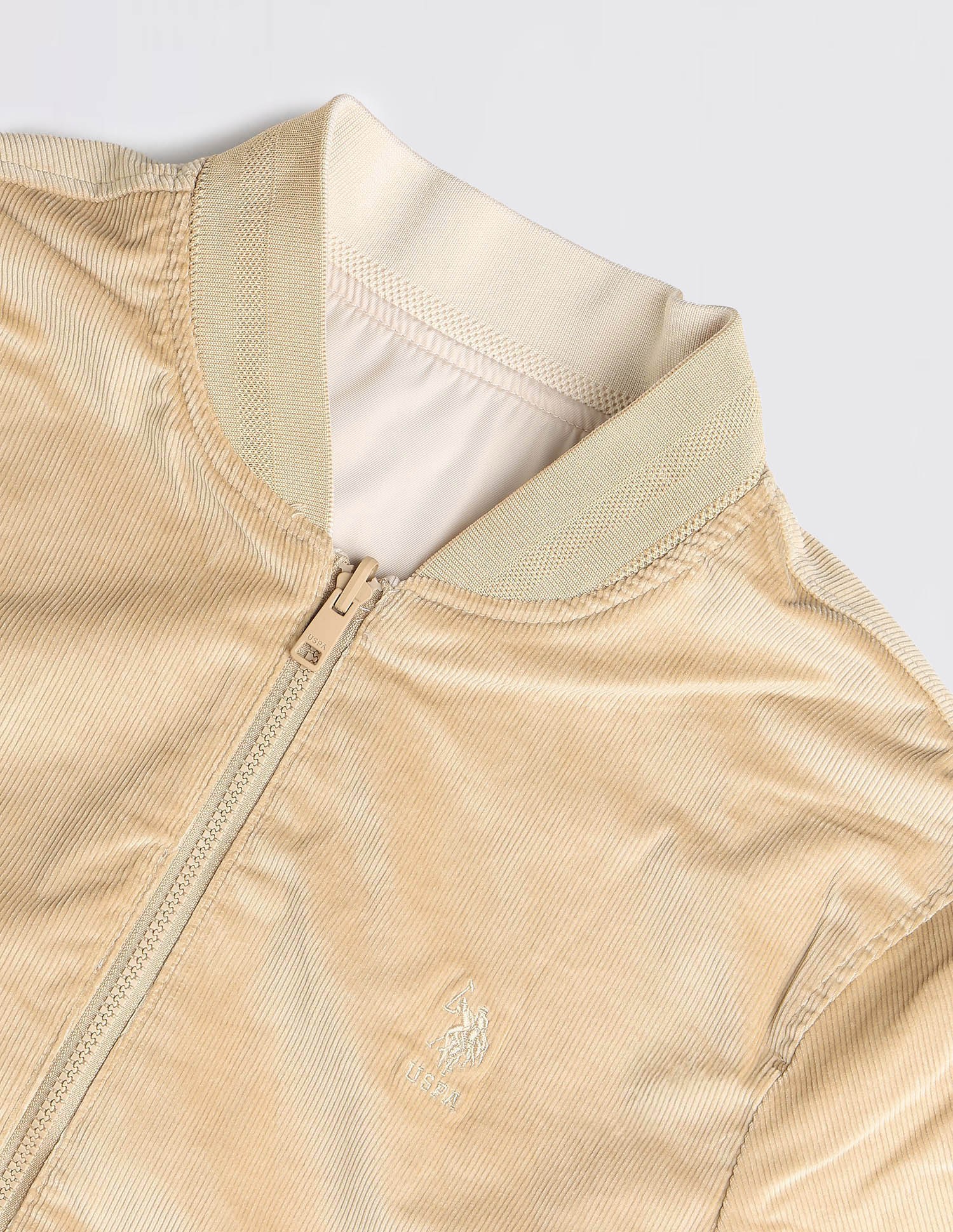 Solid Reversible Jacket Beige - U.S. Polo Assn. India | Large