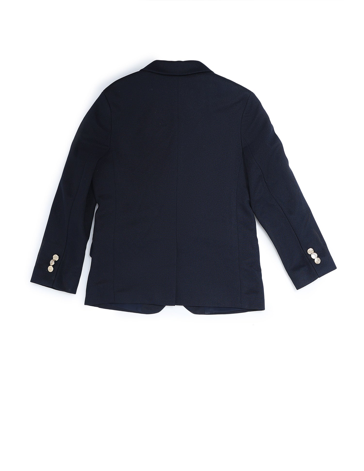 Boys Single Breasted Regular Fit Blazer Navy - U.S. Polo Assn. India | Large
