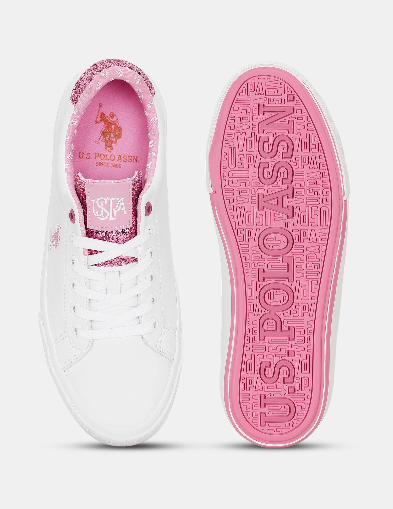 Women Round Toe Beverly 3.0 Sneakers Off White - U.S. POLO ASSN. | Large