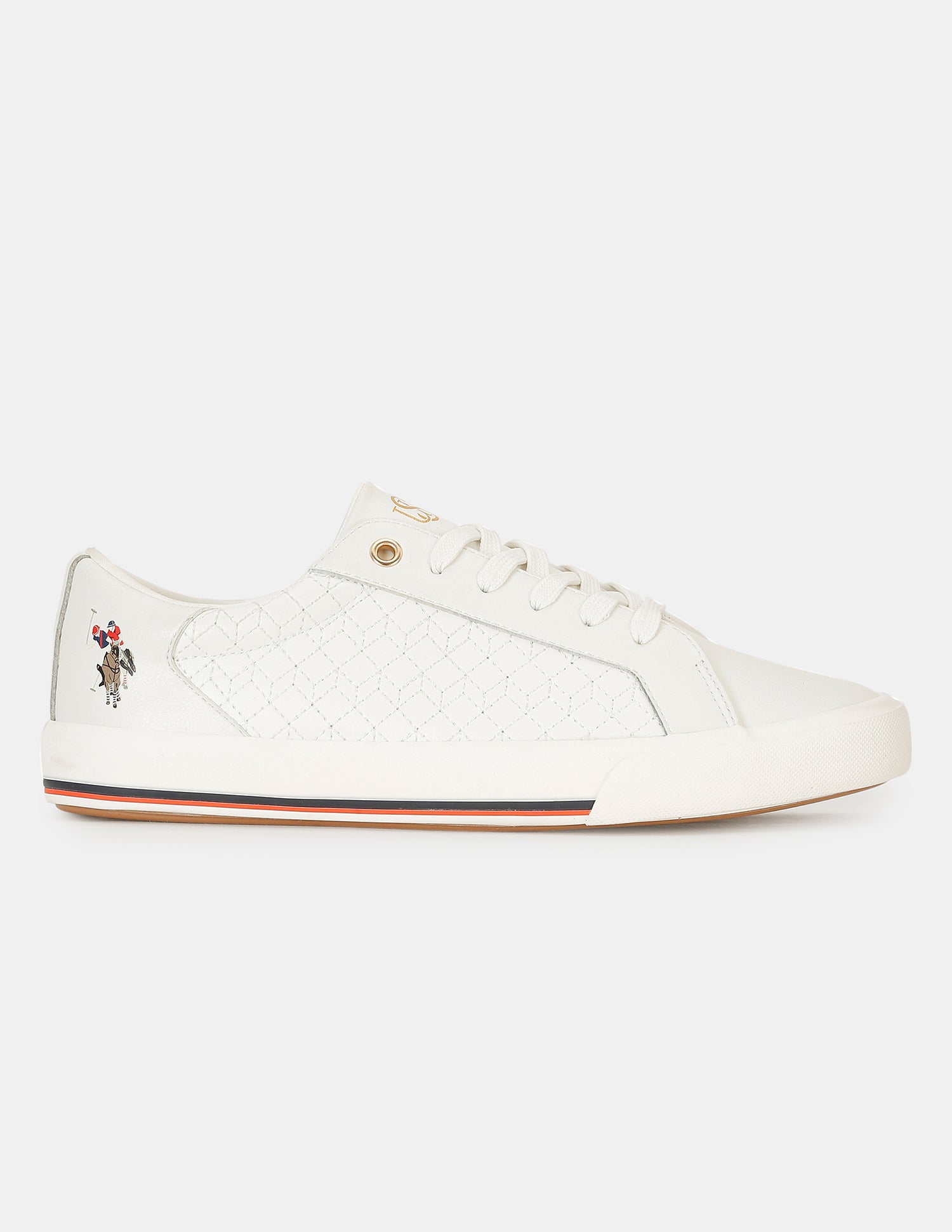 Women Textured Heidi 2.0 Sneakers White - U.S. POLO ASSN. | Large