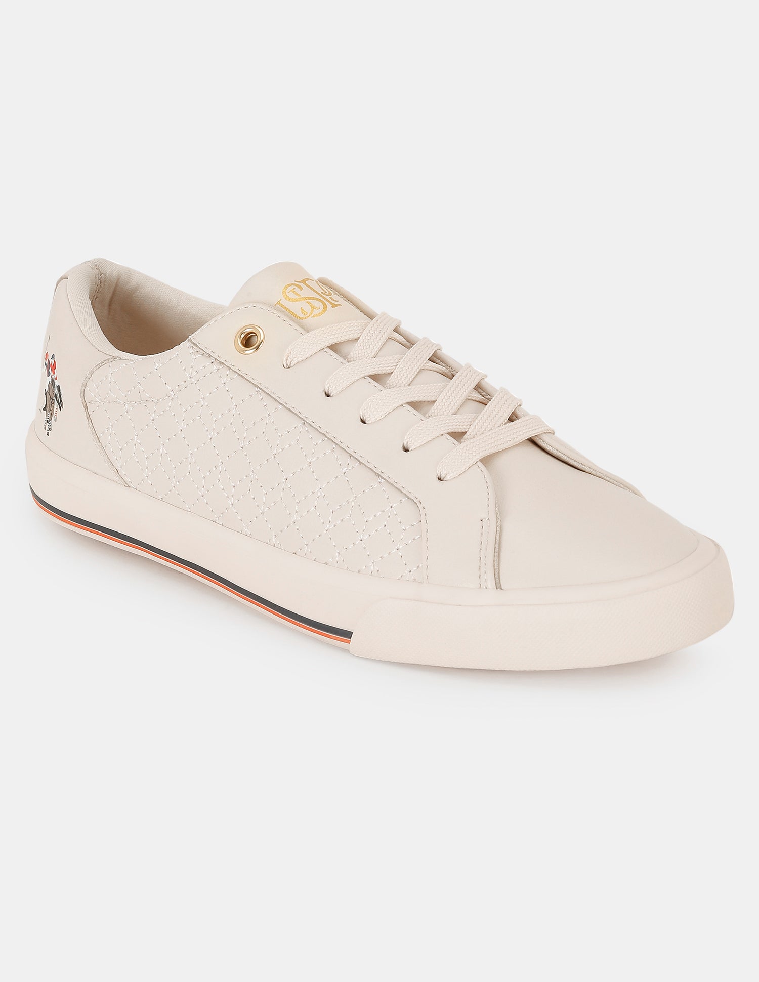 Women Textured Heidi 2.0 Sneakers Nude - U.S. POLO ASSN. | Large