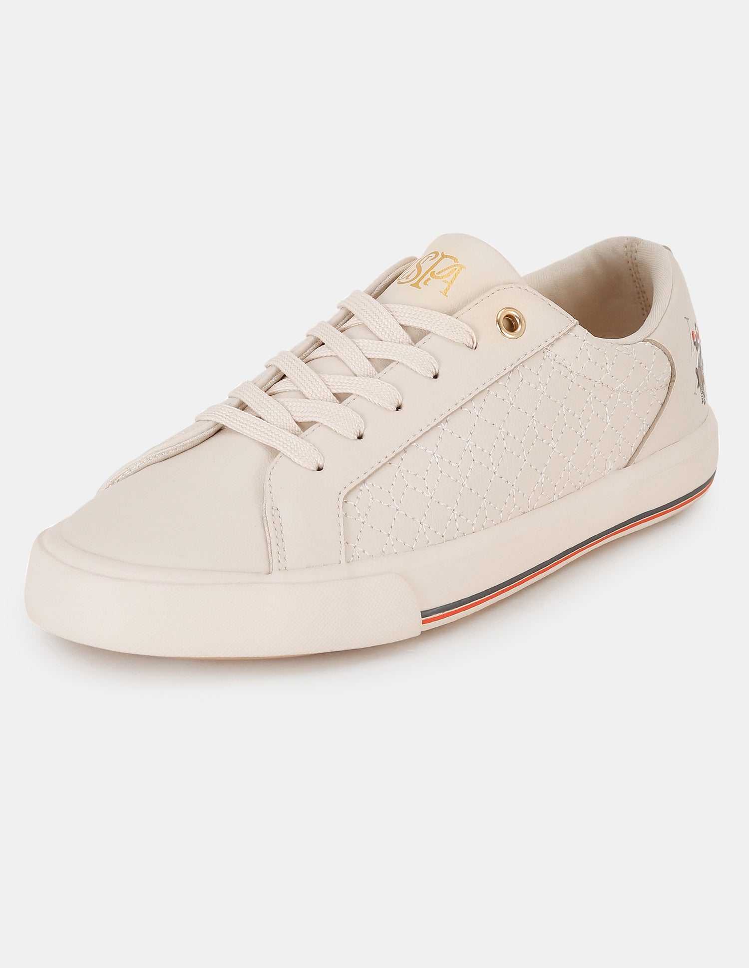 Women Textured Heidi 2.0 Sneakers Nude - U.S. POLO ASSN. | Large