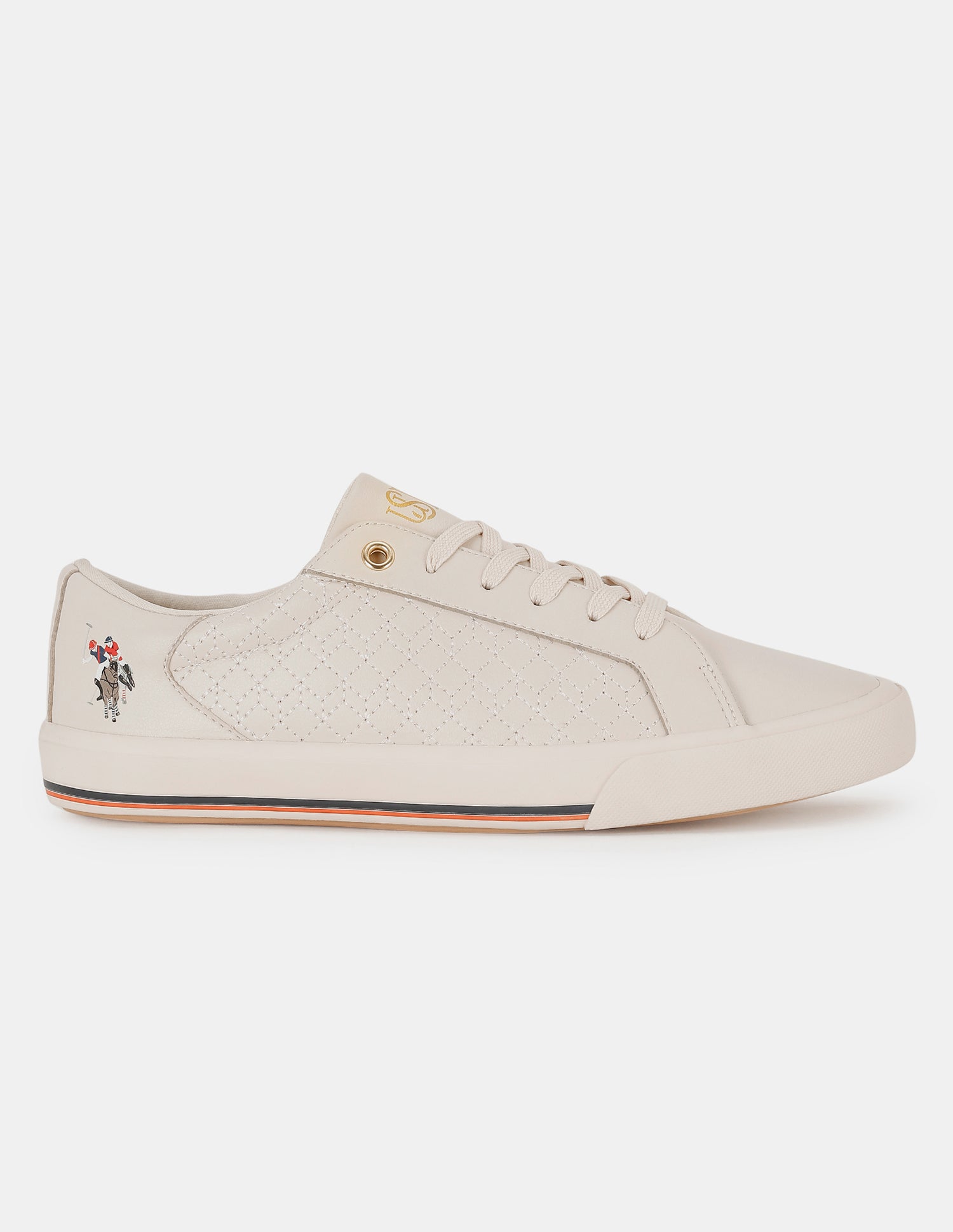 Women Textured Heidi 2.0 Sneakers Nude - U.S. POLO ASSN. | Large