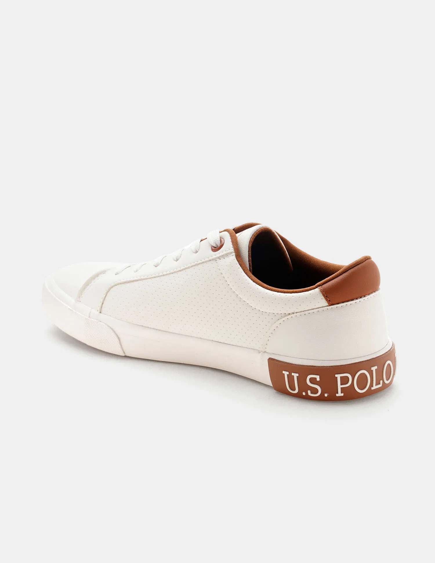 Women Zesta 2.0 Textured Sneakers Beige - U.S. POLO ASSN. | Large