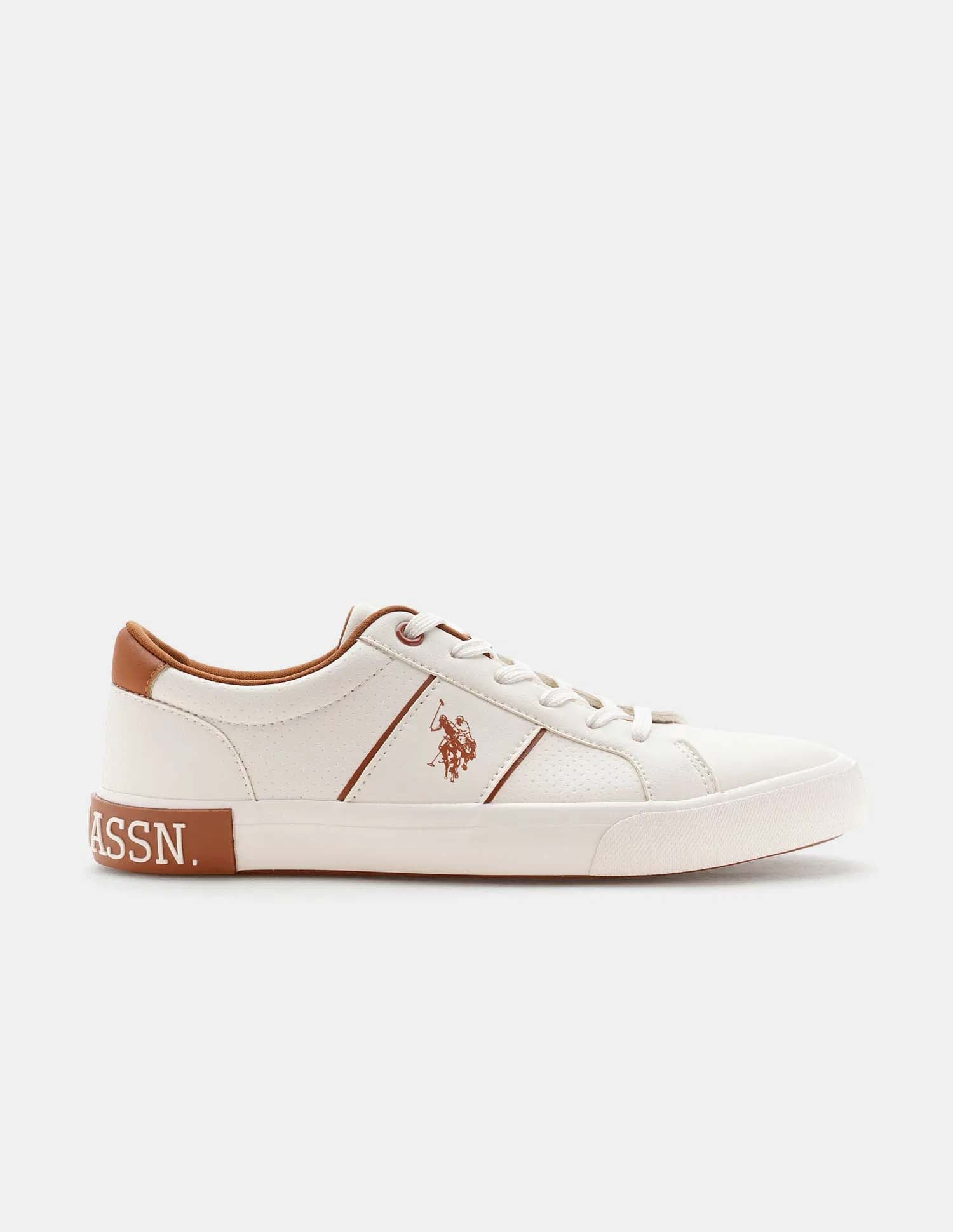 Women Zesta 2.0 Textured Sneakers Beige - U.S. POLO ASSN. | Large