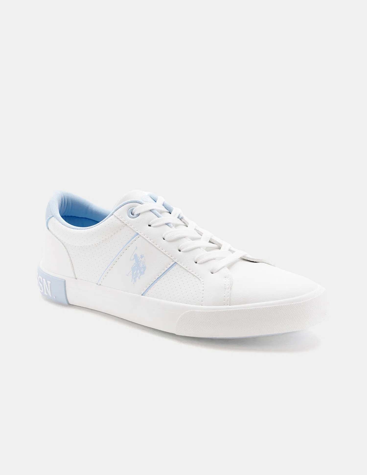 Women Zesta 2.0 Textured Sneakers Light Blue - U.S. POLO ASSN. | Large