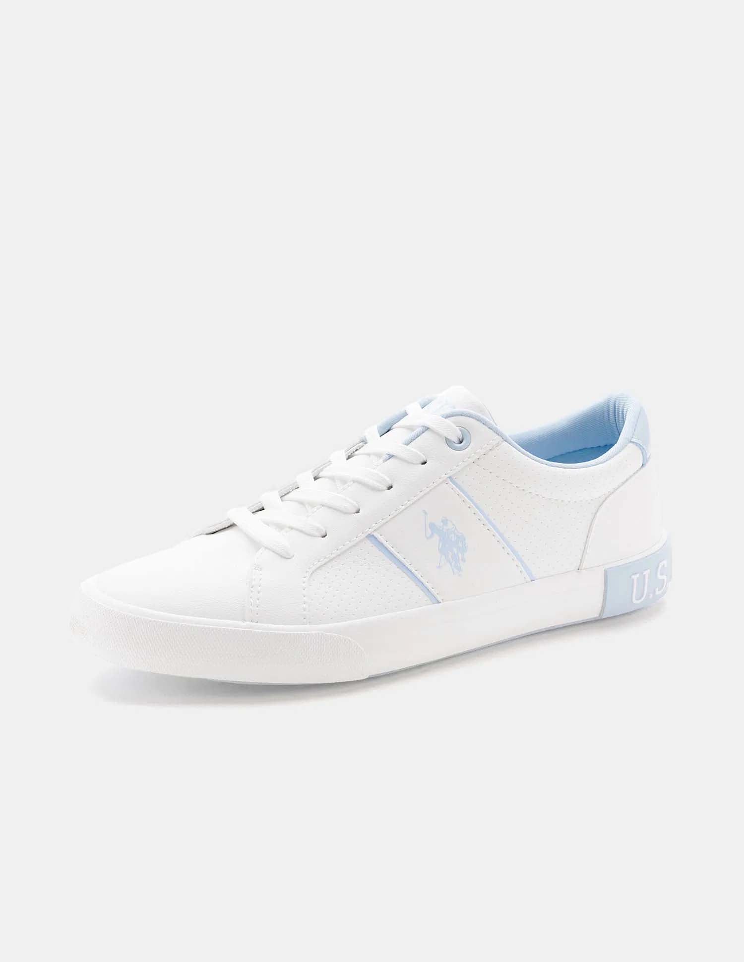 Women Zesta 2.0 Textured Sneakers Light Blue - U.S. POLO ASSN. | Large