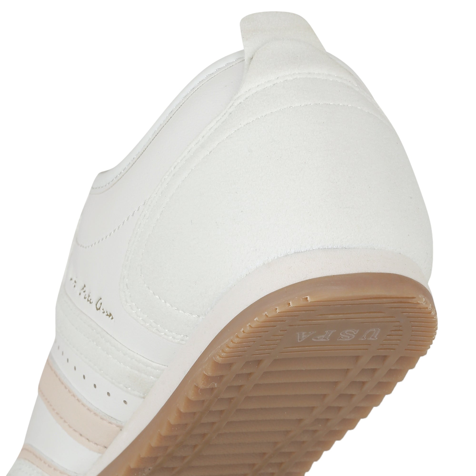 U.S. Polo Assn. Women Bianca  Lace-Ups Round Toe Sneakers White - U.S. POLO ASSN. | Large