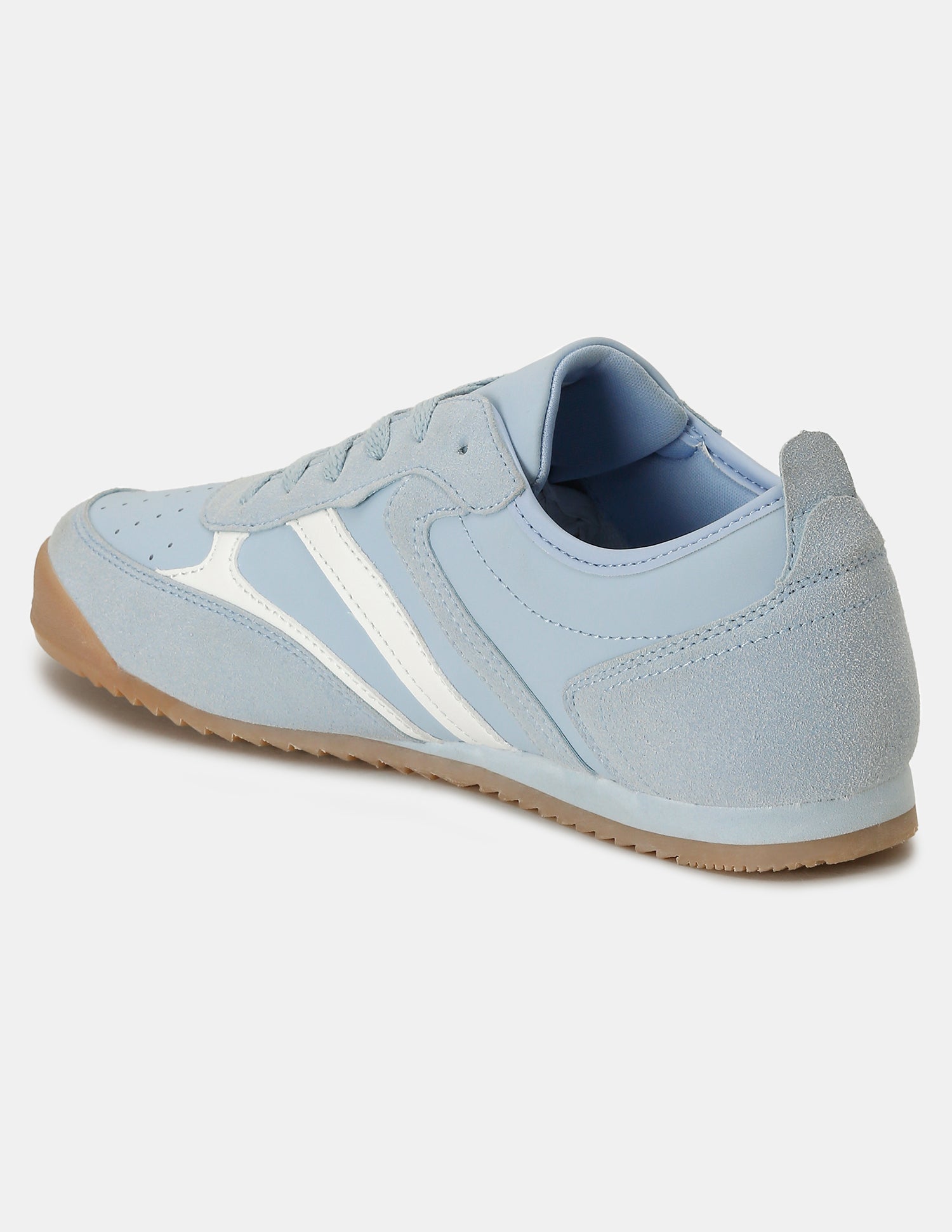 U.S. Polo Assn. Women Bianca  Lace-Ups Round Toe Sneakers Light Blue - U.S. POLO ASSN. | Large