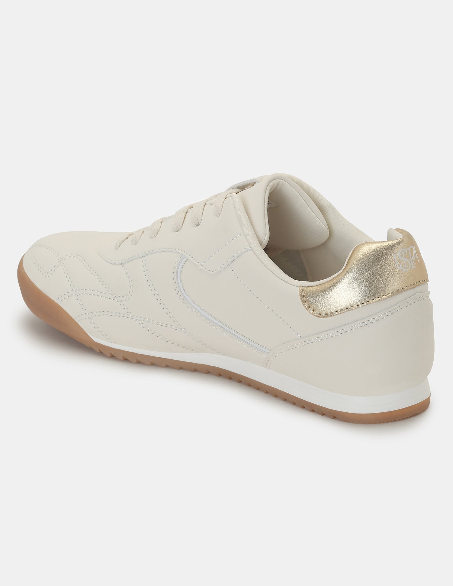 U.S. Polo Assn. Women Bruna Round Toe Casual Sneakers Beige - U.S. POLO ASSN. | Large