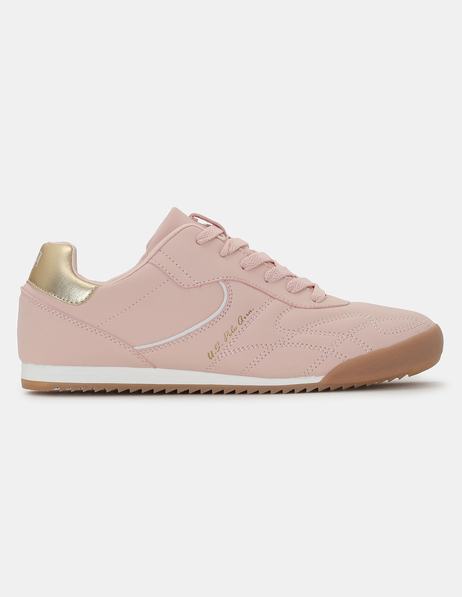 U.S. Polo Assn. Women Bruna Solid Regular Sneakers Light Pink - U.S. POLO ASSN. | Large