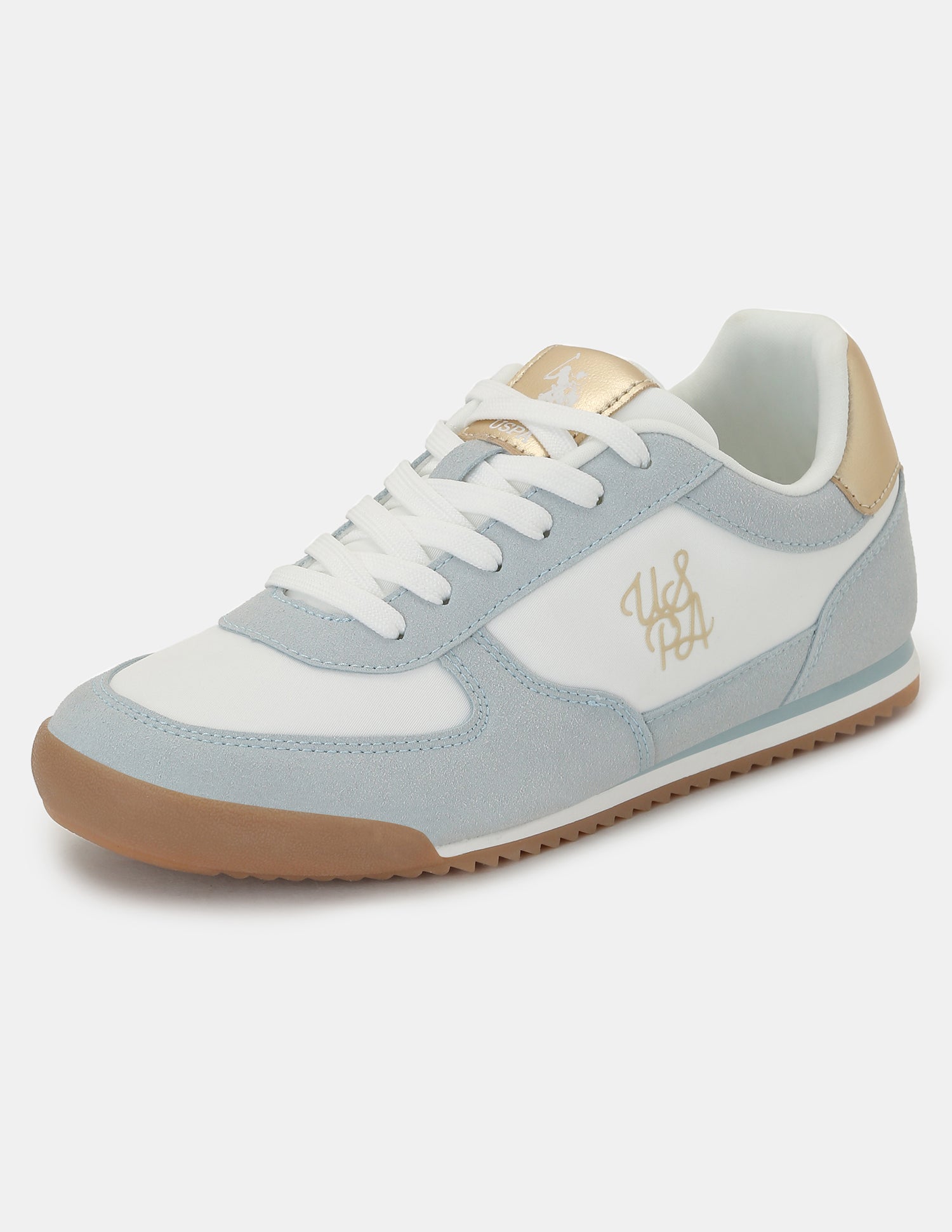 U.S. Polo Assn. Women Eduarda Colourblocked Sneakers Light Blue - U.S. POLO ASSN. | Large
