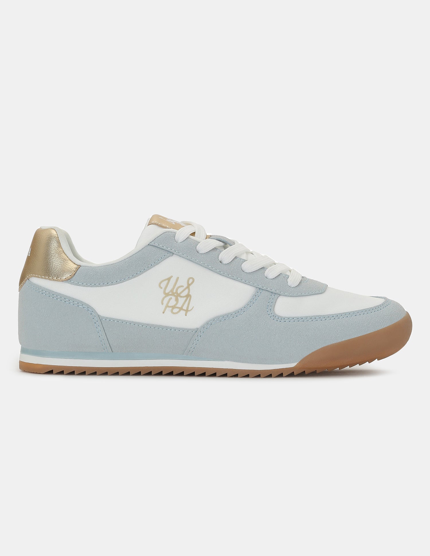 U.S. Polo Assn. Women Eduarda Colourblocked Sneakers Light Blue - U.S. POLO ASSN. | Large