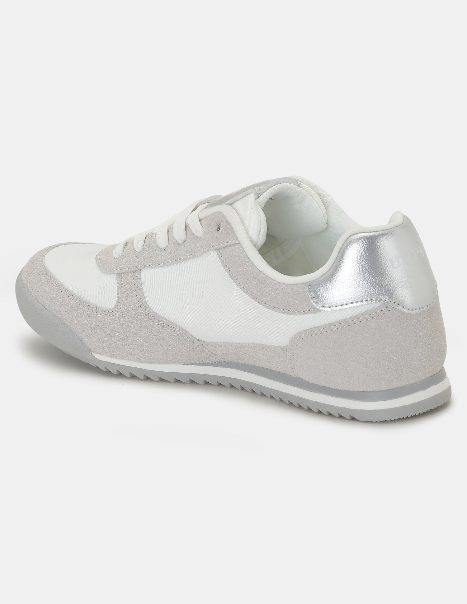 U.S. Polo Assn. Women Eduarda Colourblocked Sneakers Off White - U.S. POLO ASSN. | Large