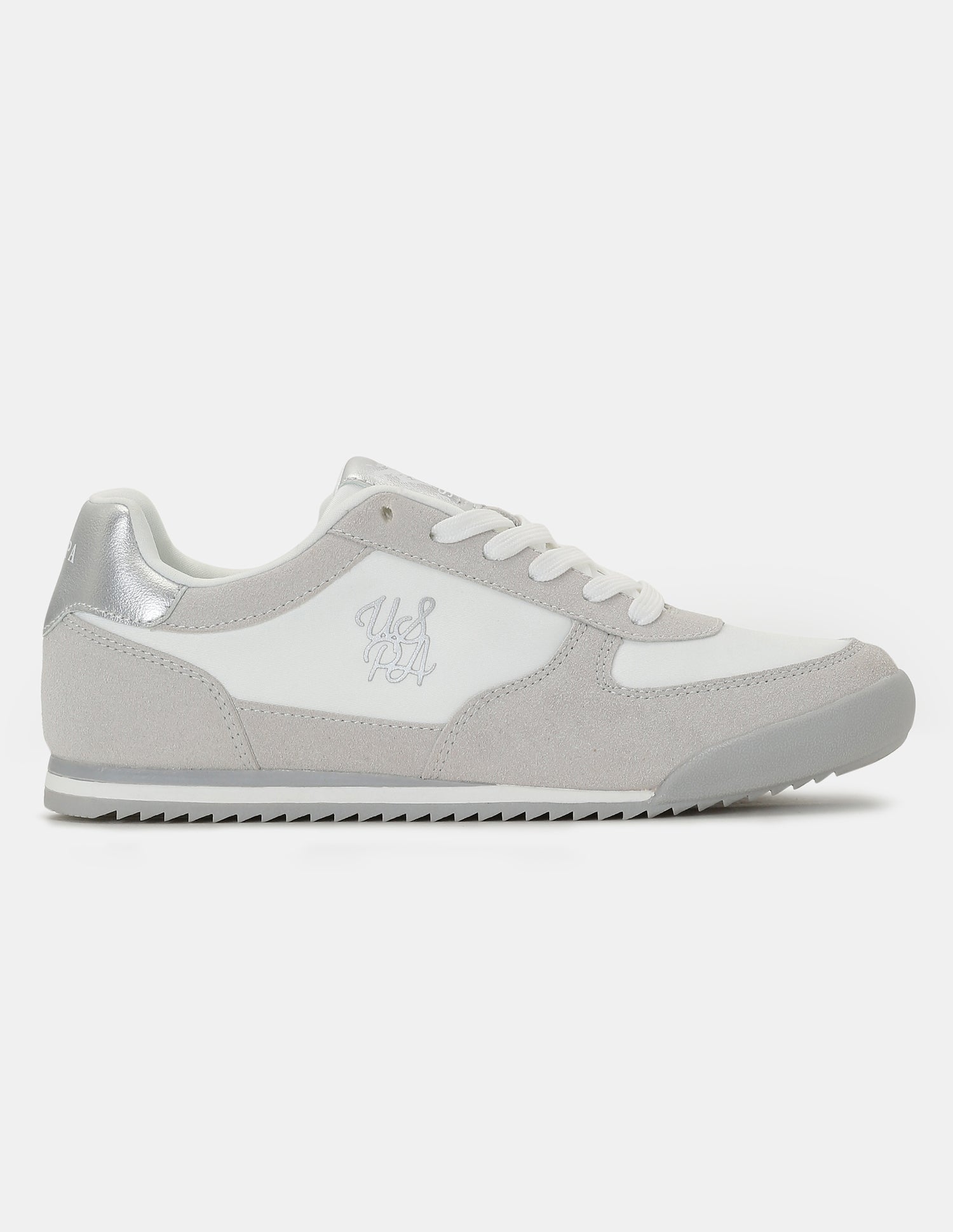 U.S. Polo Assn. Women Eduarda Colourblocked Sneakers Off White - U.S. POLO ASSN. | Large