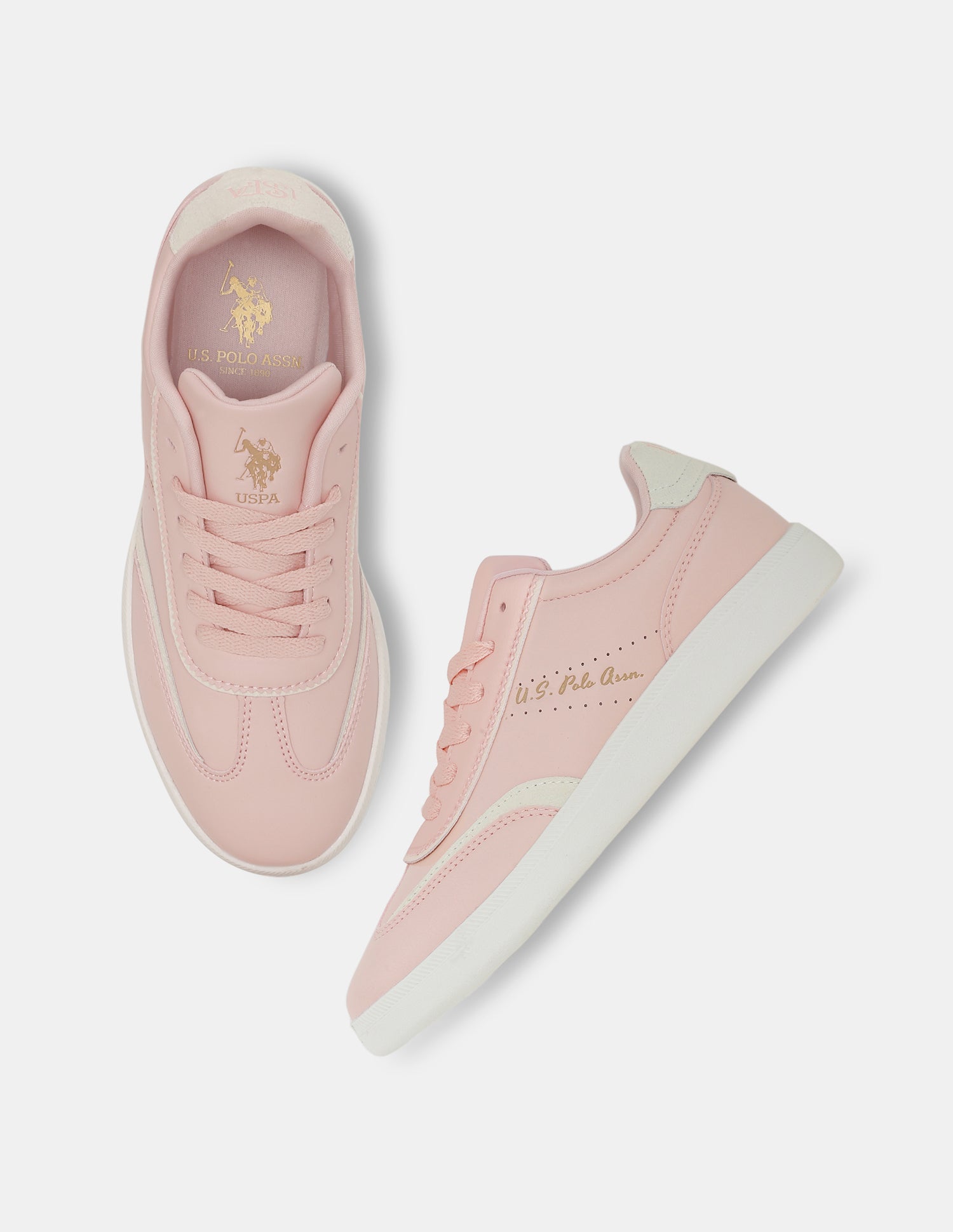 U.S. Polo Assn. Women Renata Round Toe Lace-Ups Sneakers