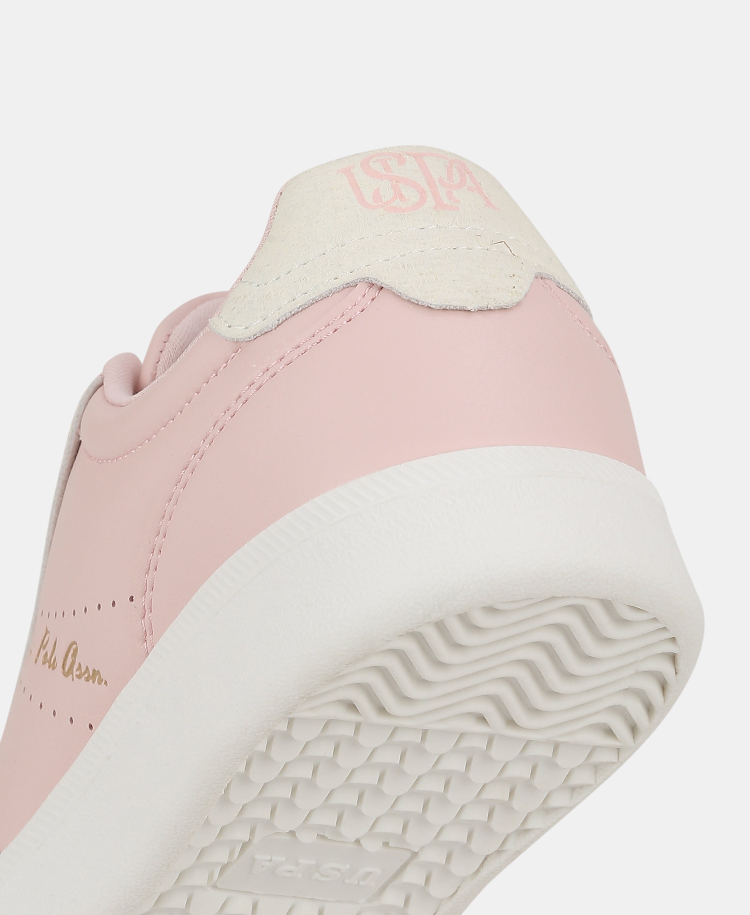 U.S. Polo Assn. Women Renata Round Toe Lace-Ups Sneakers Nude - U.S. POLO ASSN. | Large