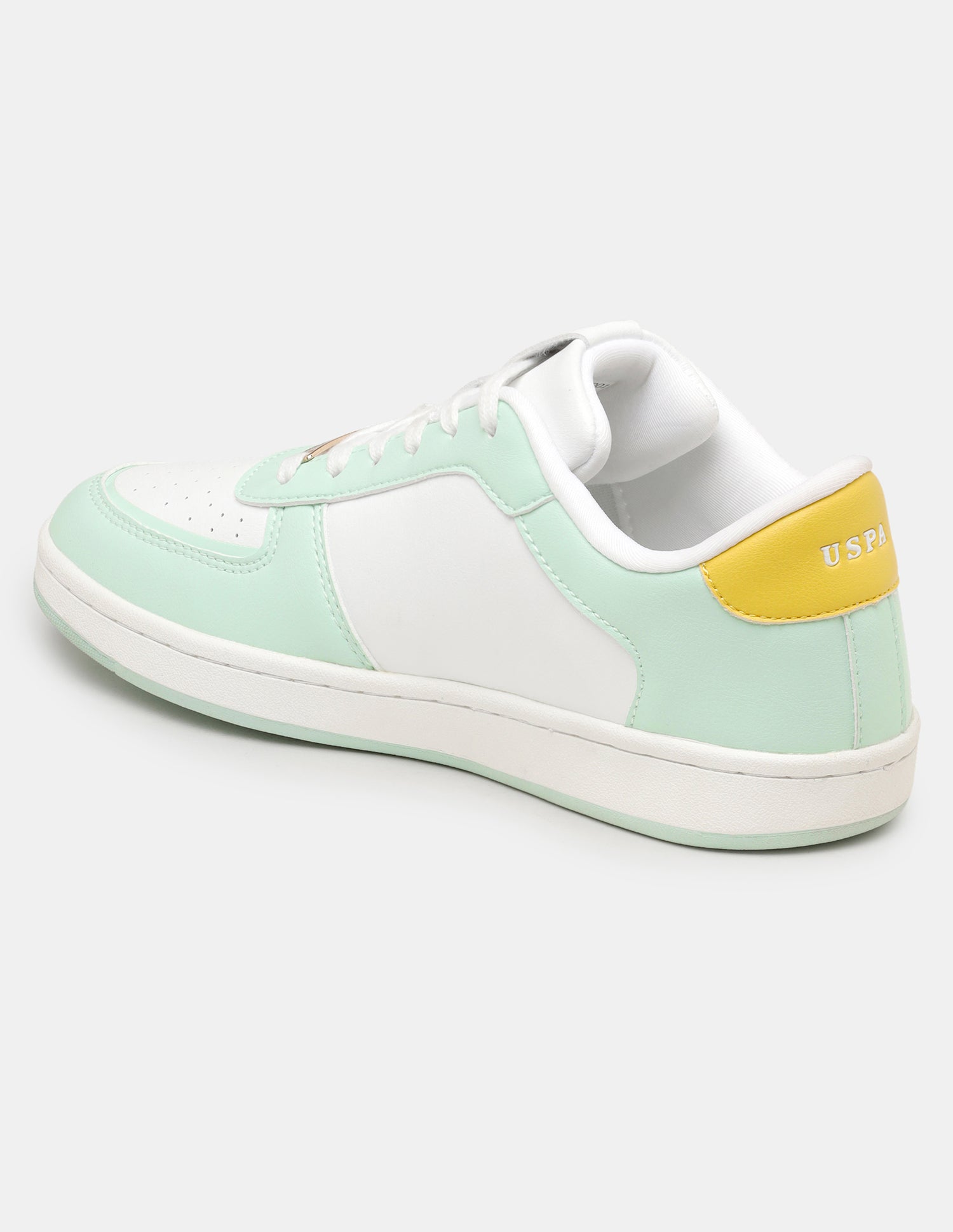 Women Rein 2.0 Colourblocked Round Toe Sneakers Light Green - U.S. POLO ASSN. | Large