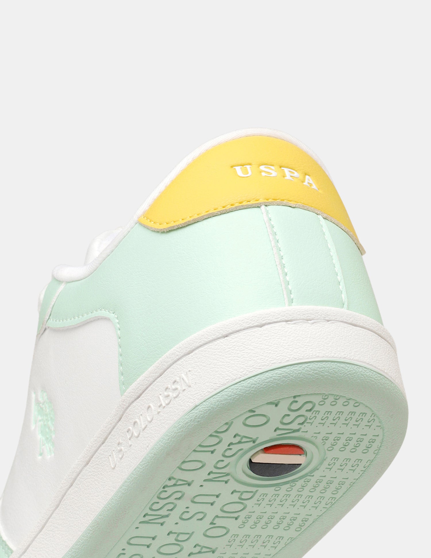 Women Rein 2.0 Colourblocked Round Toe Sneakers Light Green - U.S. POLO ASSN. | Large