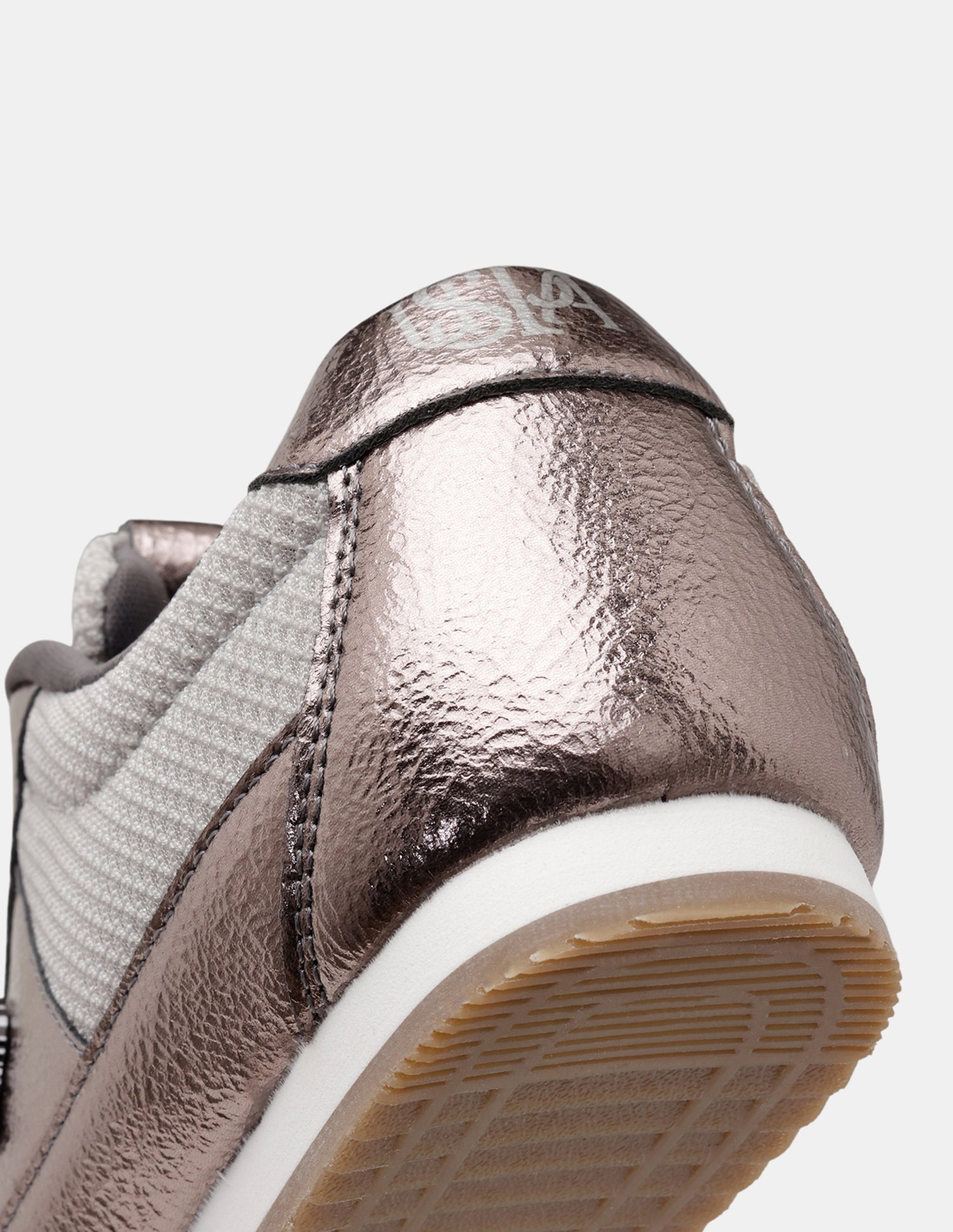 Women Reverie Textured Round Toe Sneakers Grey - U.S. POLO ASSN. | Large