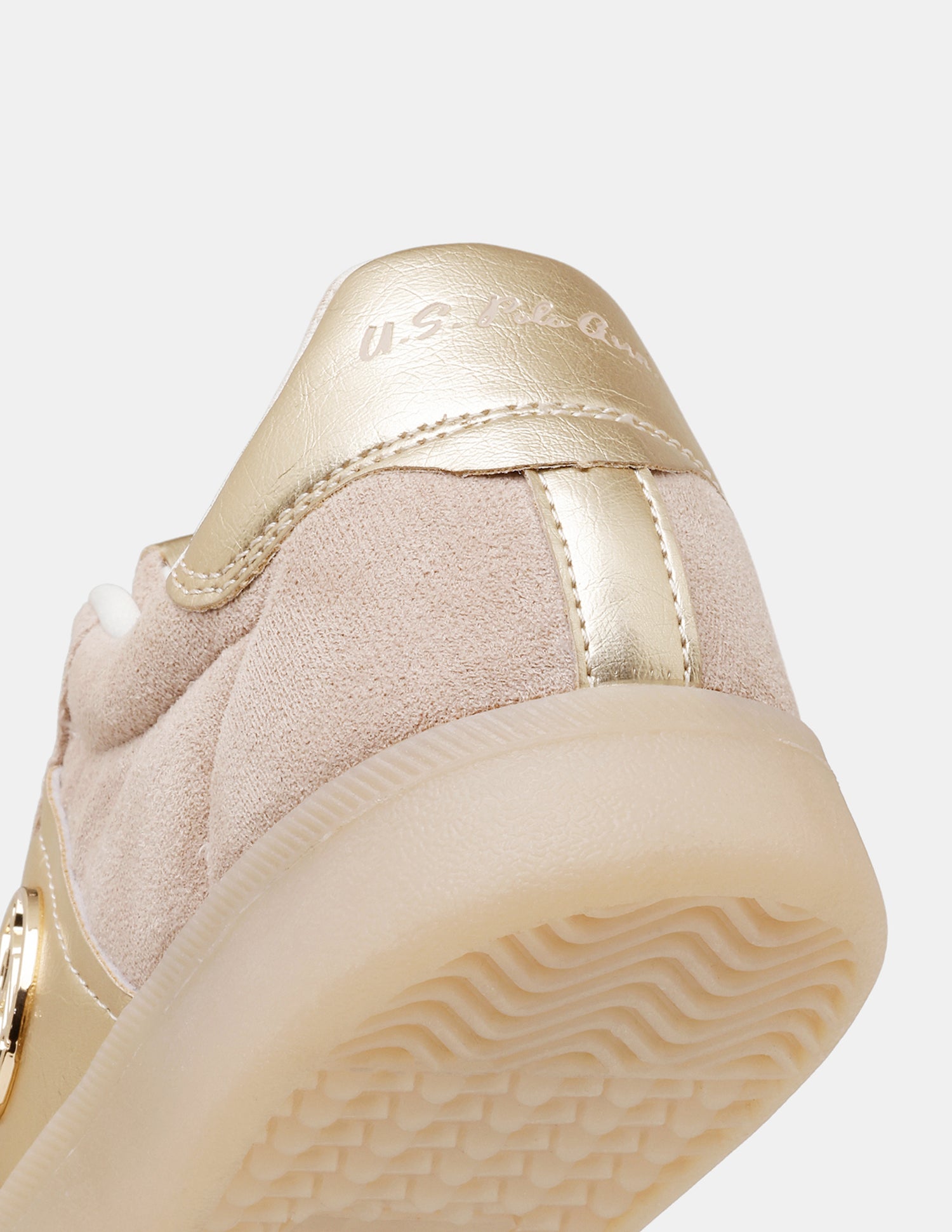 Women Mirae Round Toe Lace Ups Sneakers Light Pink - U.S. POLO ASSN. | Large