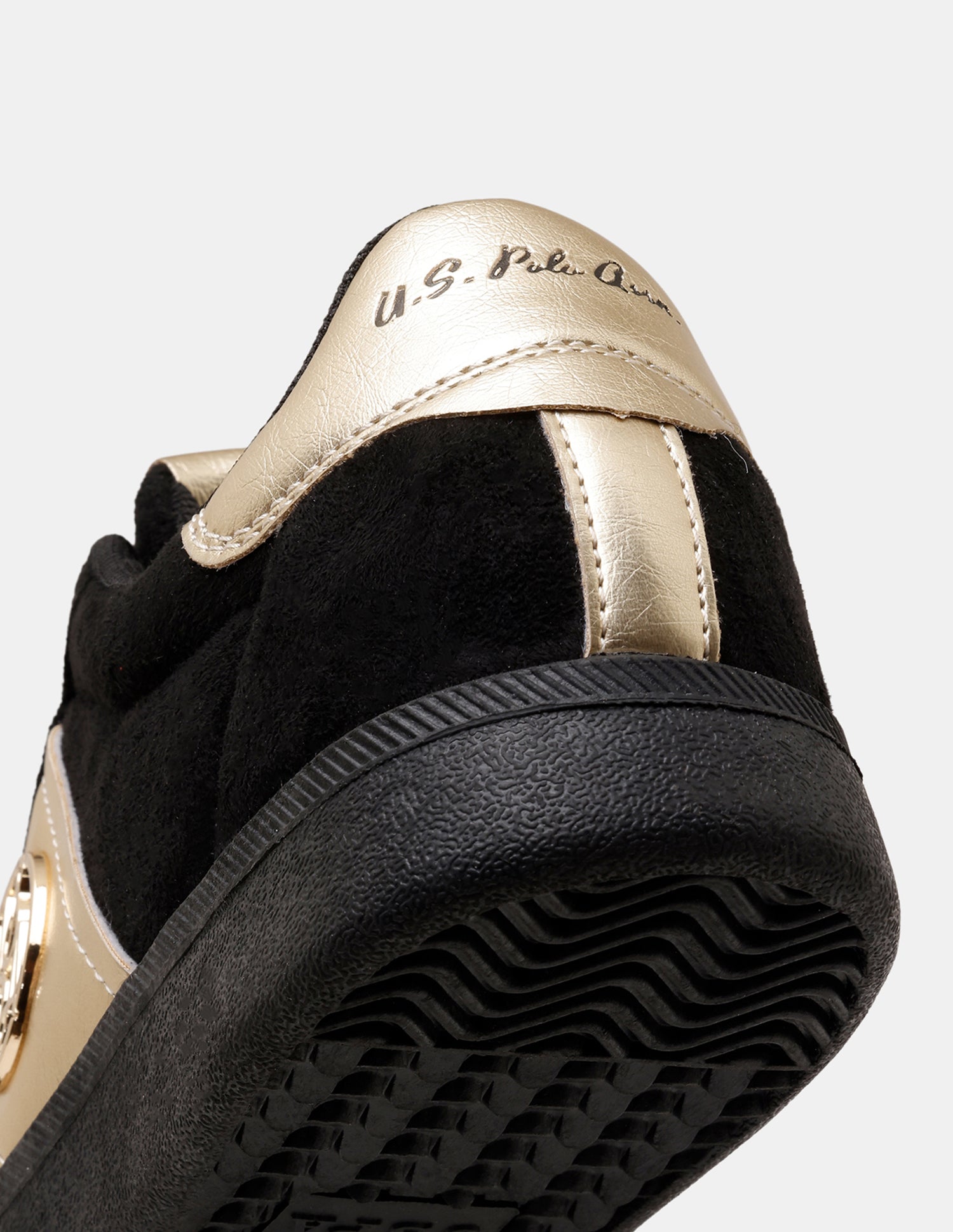 Women Mirae Round Toe Lace Ups Sneakers Black - U.S. POLO ASSN. | Large