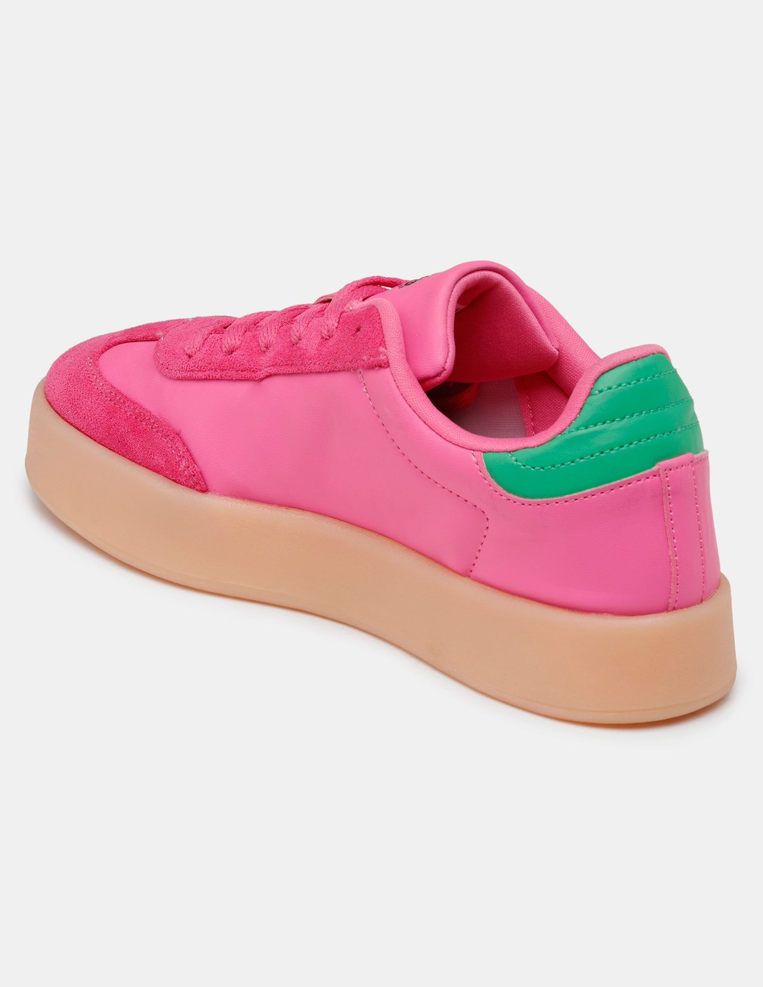 Women Sorrel Lace Ups Colourblocked Sneakers Dark Pink - U.S. POLO ASSN. | Large