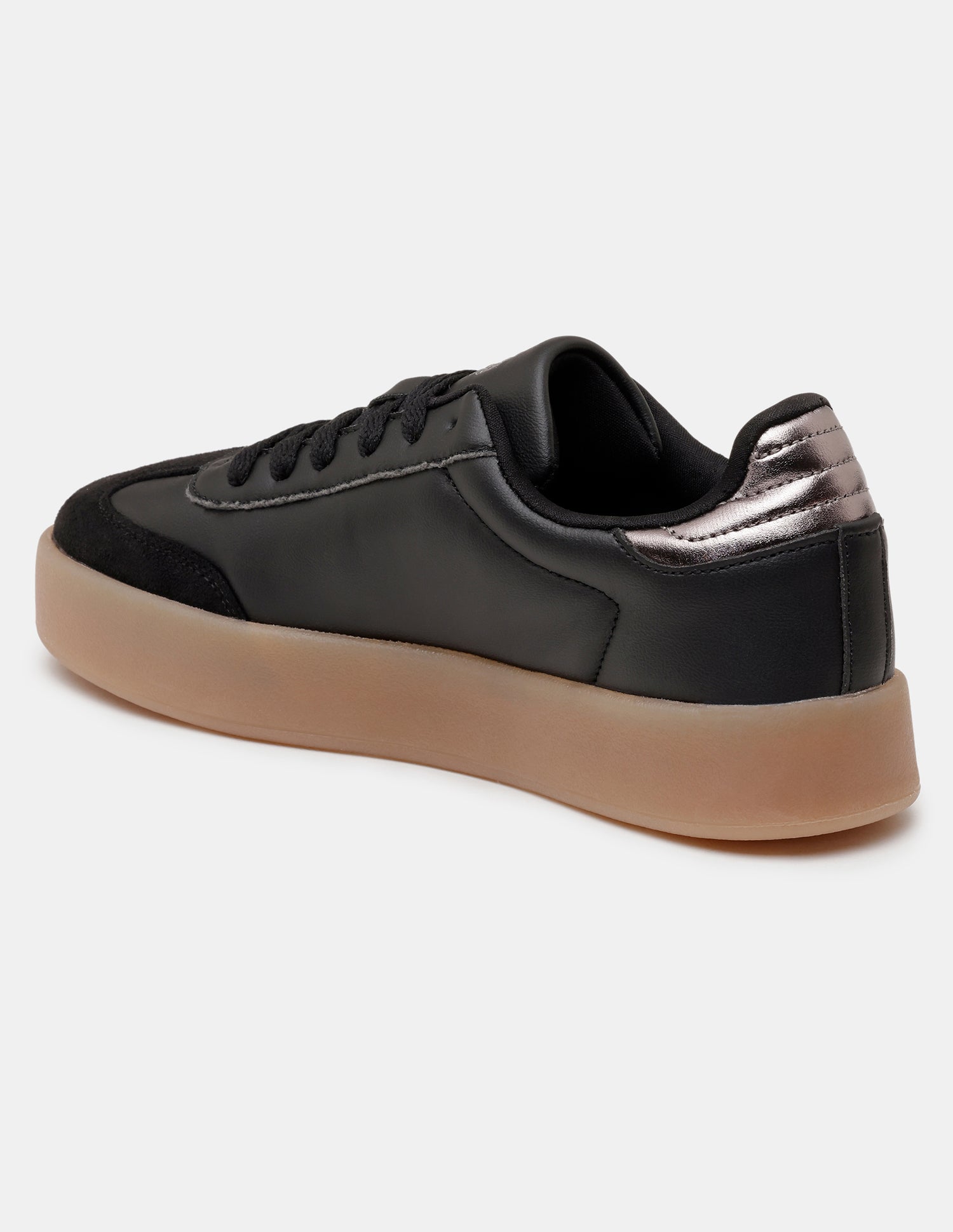 Women Sorrel Lace Ups Colourblocked Sneakers Black - U.S. POLO ASSN. | Large