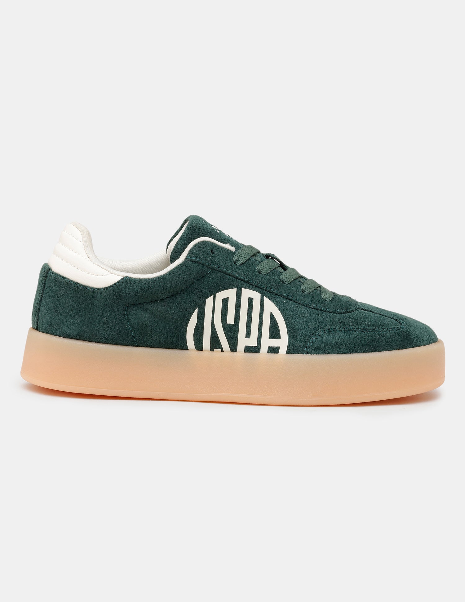 Women Noren Low-Top Contrast Logo Sneakers Green - U.S. POLO ASSN. | Large