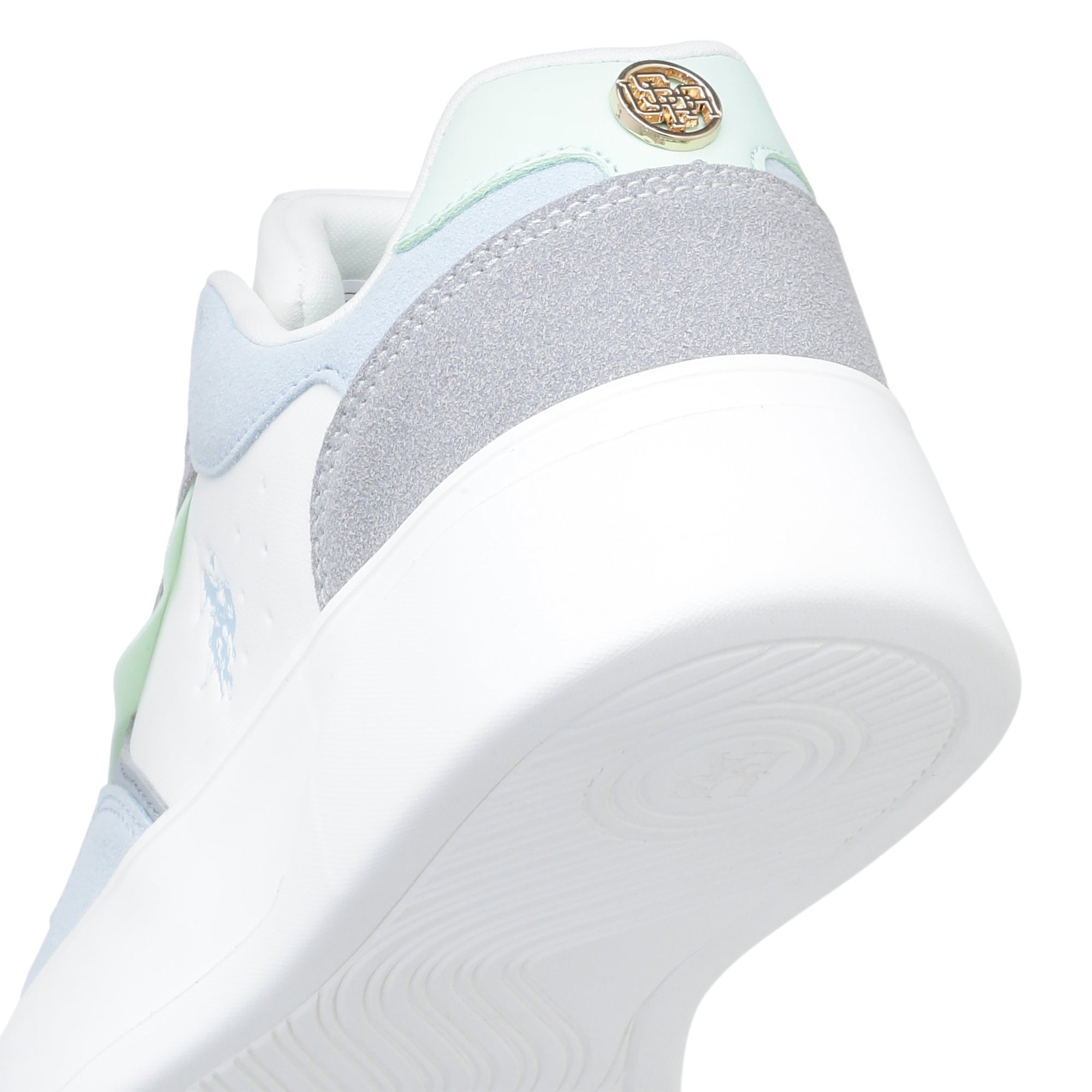 Women Aluna Colourblocked Lace Ups Sneakers Off White - U.S. Polo Assn. India | Large