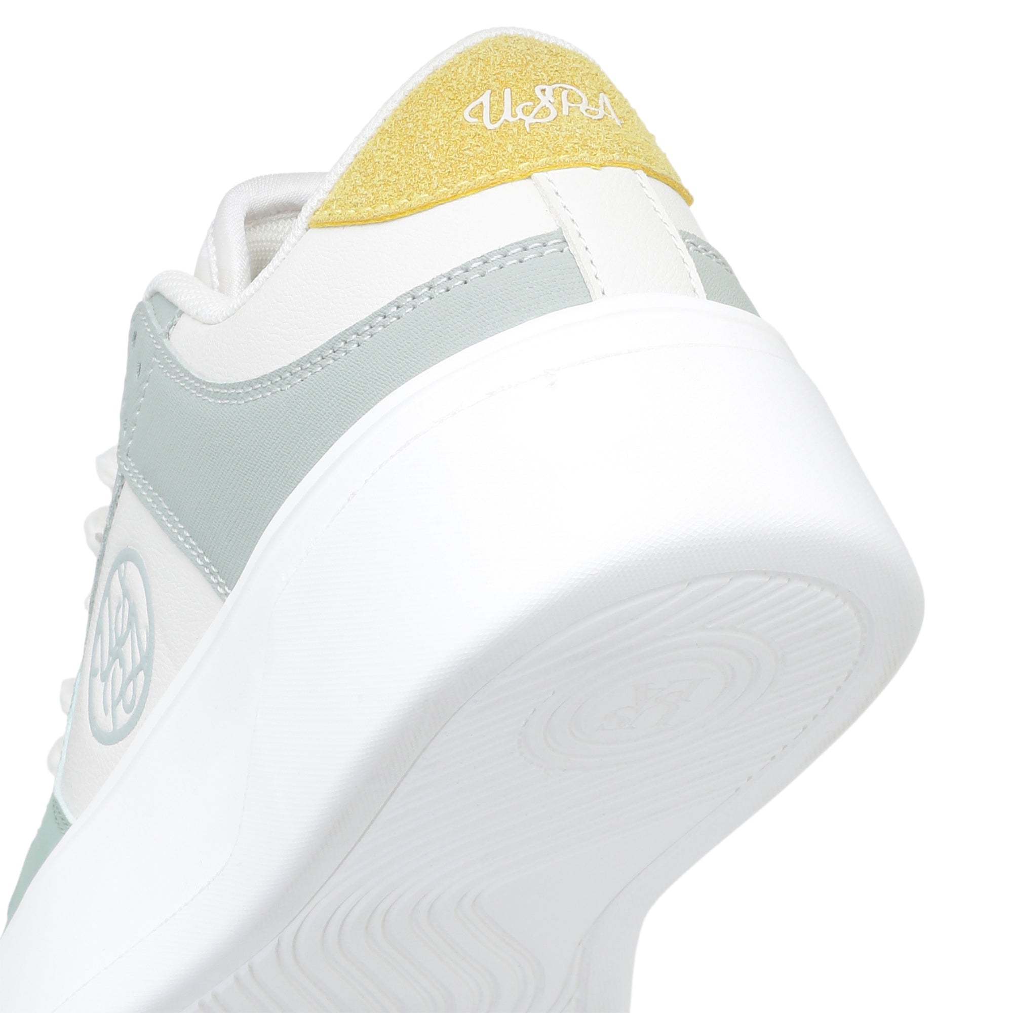 Women Lenora Lace Ups Round Toe Sneakers Off White - U.S. Polo Assn. India | Large