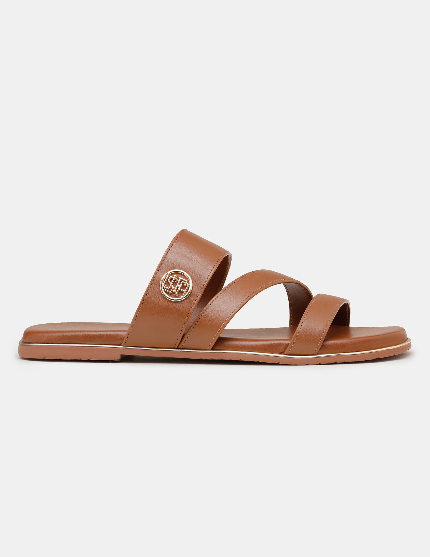 Women Ara Vamp Strap Sandals Tan - U.S. POLO ASSN. | Large