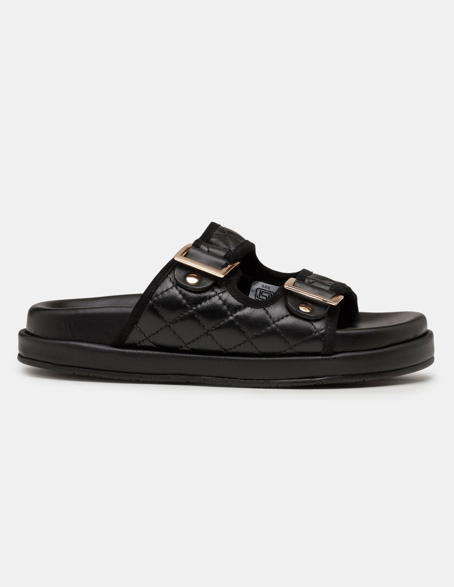 Women Open Toe Eun-Mi Buckle Sandals Black - U.S. POLO ASSN. | Large