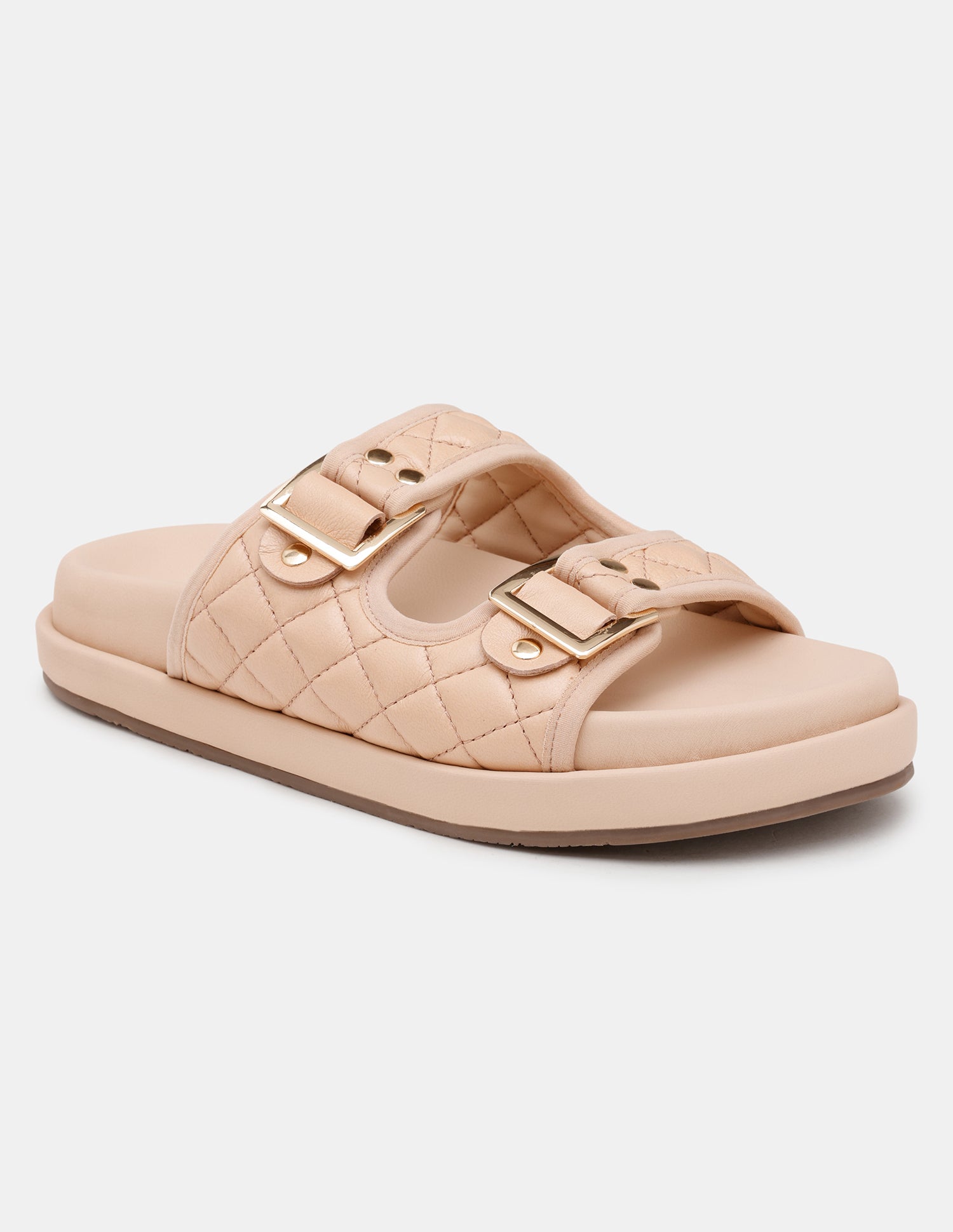 Women Open Toe Eun-Mi Buckle Sandals Nude - U.S. POLO ASSN. | Large