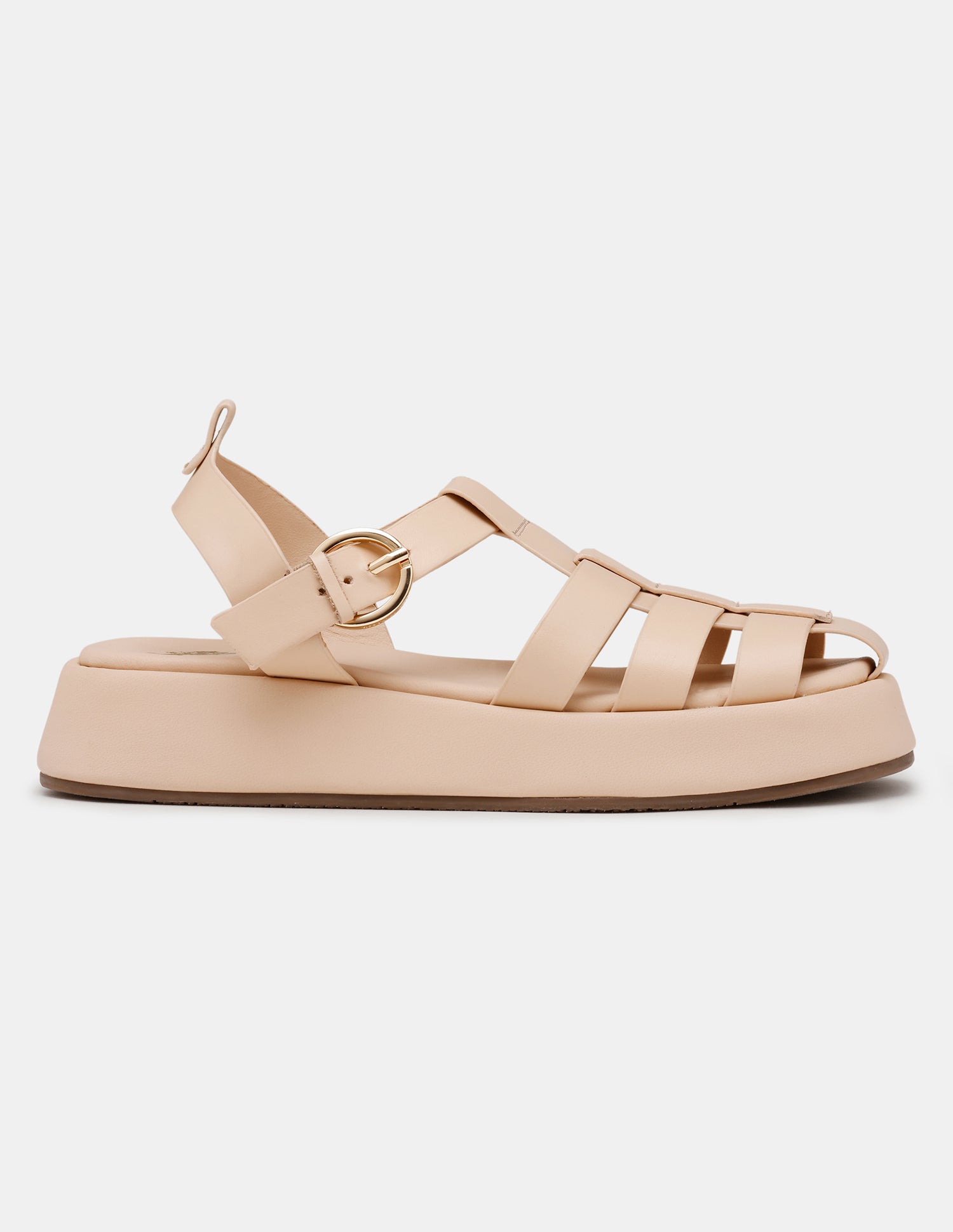 Women Multi Strap Nara Buckle Sandals Nude - U.S. POLO ASSN. | Large
