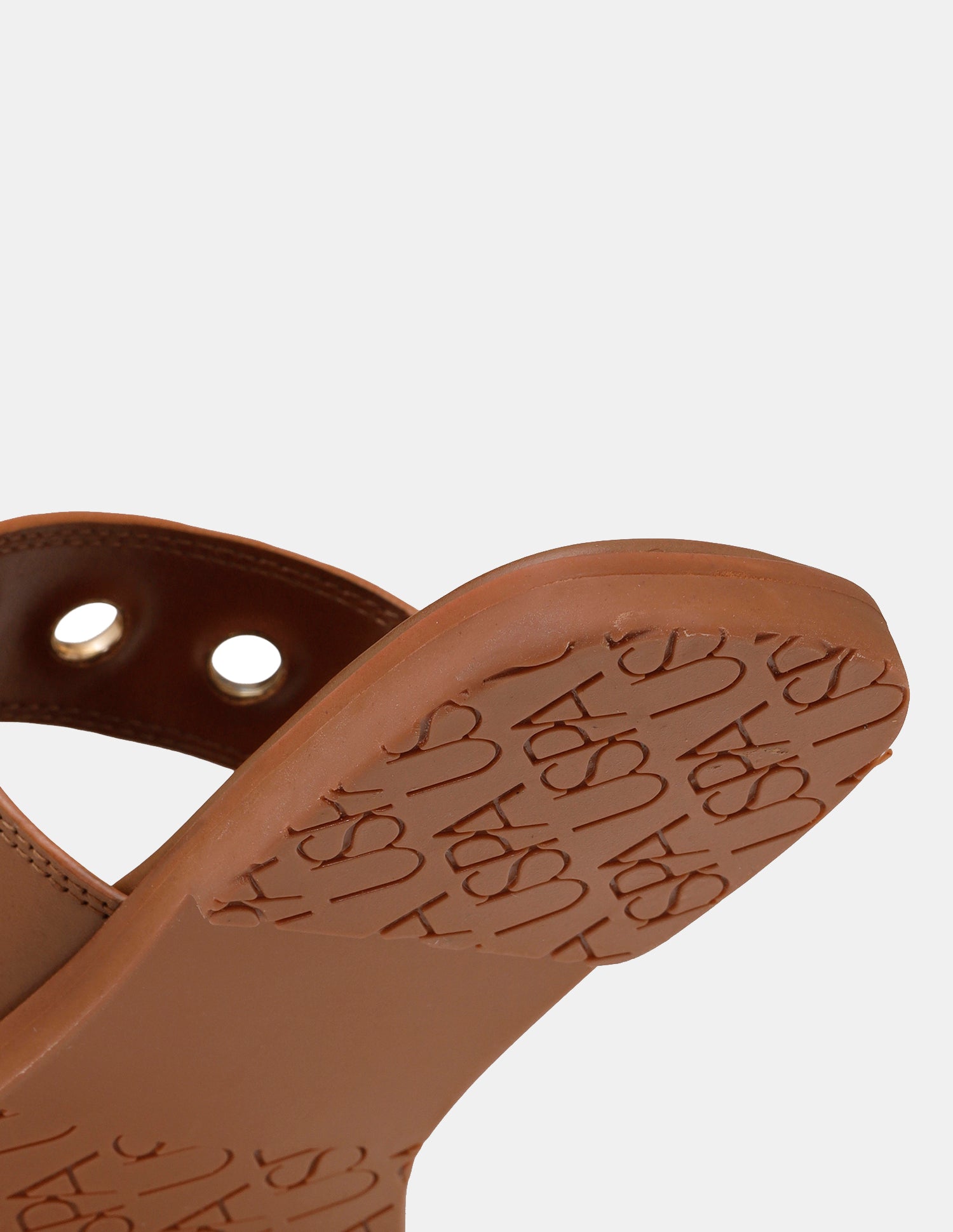 Women Naye Open Toe Eyelet Sandals Tan - U.S. POLO ASSN. | Large