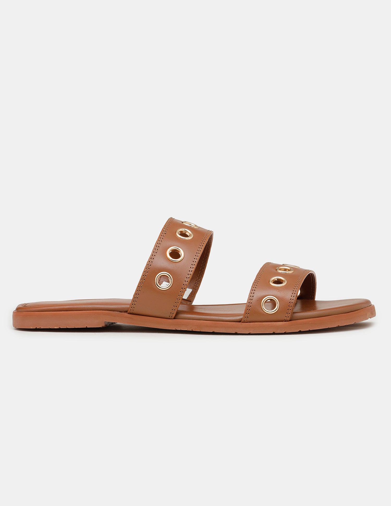 Women Naye Open Toe Eyelet Sandals Tan - U.S. POLO ASSN. | Large