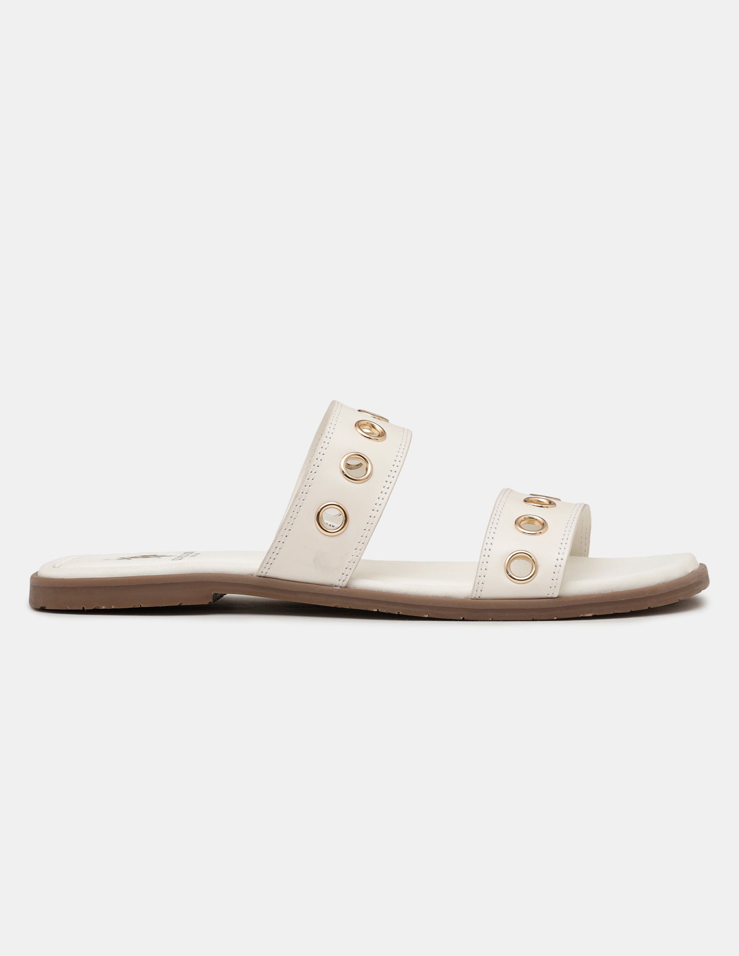 Women Naye Open Toe Eyelet Sandals Off White - U.S. POLO ASSN. | Large
