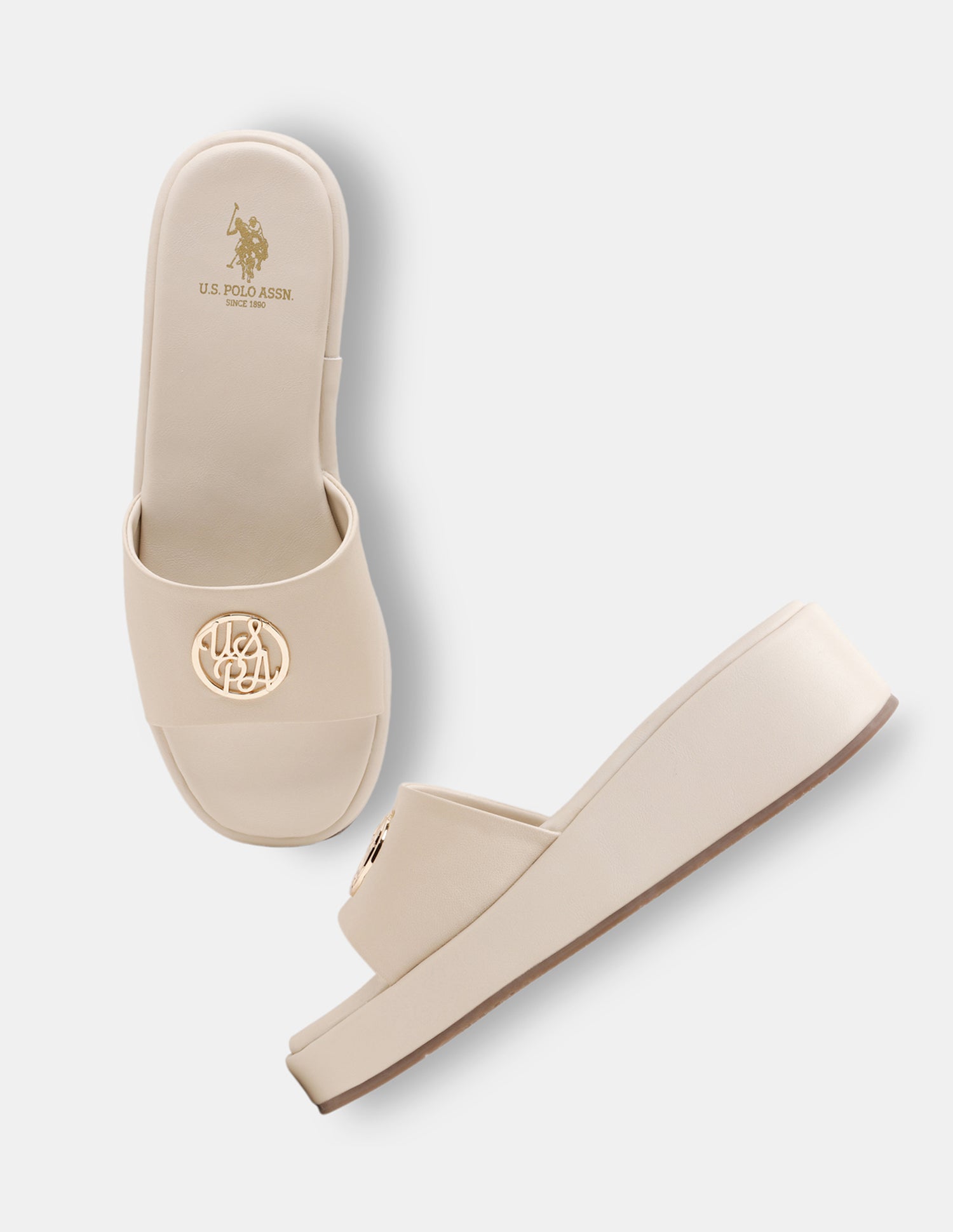 Women Broad Strap Nuri Platform Heels