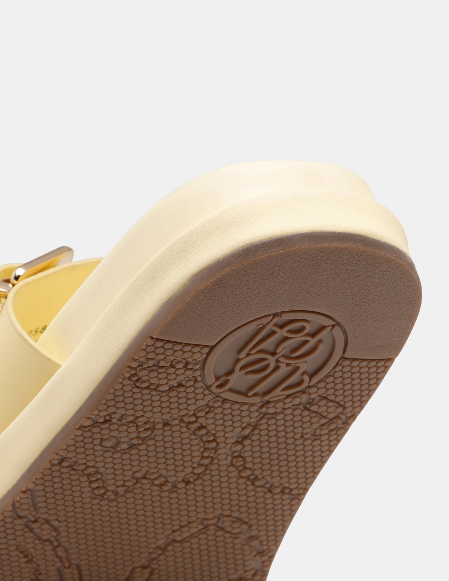 Women Yoomi Open Toe Buckle Sandals Light Yellow - U.S. POLO ASSN. | Large