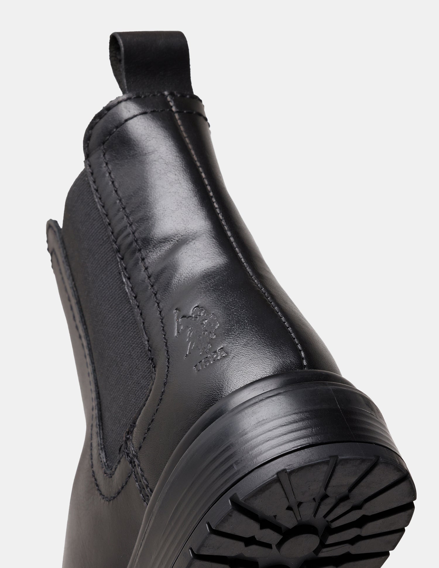 Women Avarin Leather Chelsea Boots Black - U.S. POLO ASSN. | Large