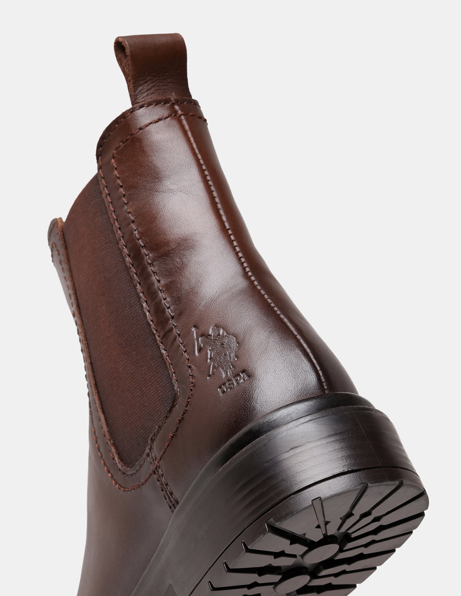 Women Avarin Leather Chelsea Boots Brown - U.S. POLO ASSN. | Large