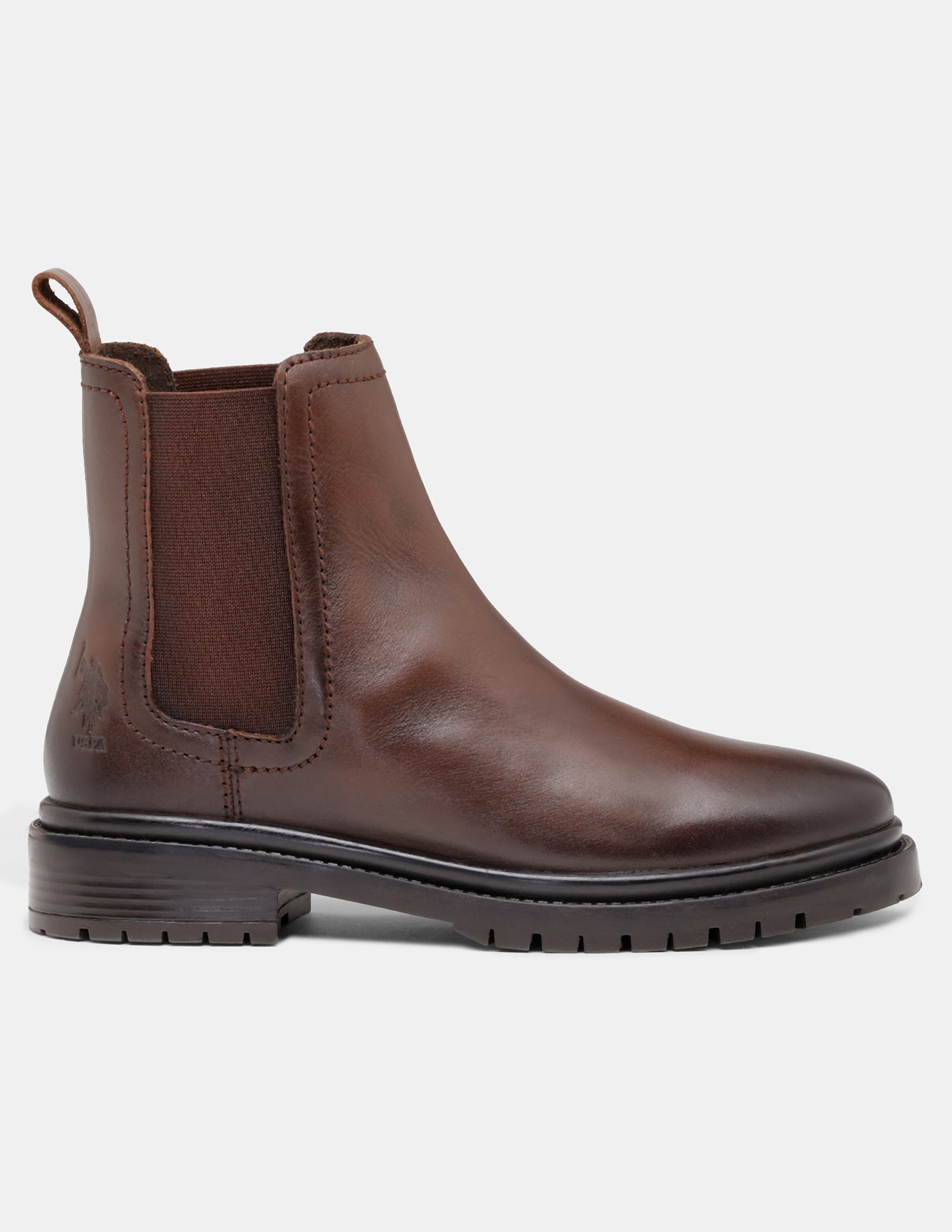 Women Avarin Leather Chelsea Boots Brown - U.S. POLO ASSN. | Large