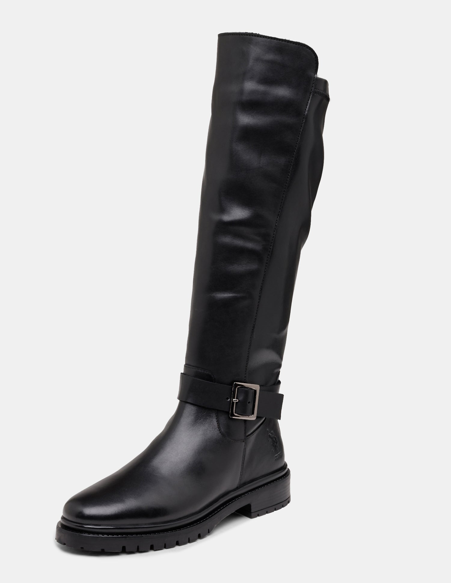 Women Strida Round Toe Long Boots Black - U.S. POLO ASSN. | Large