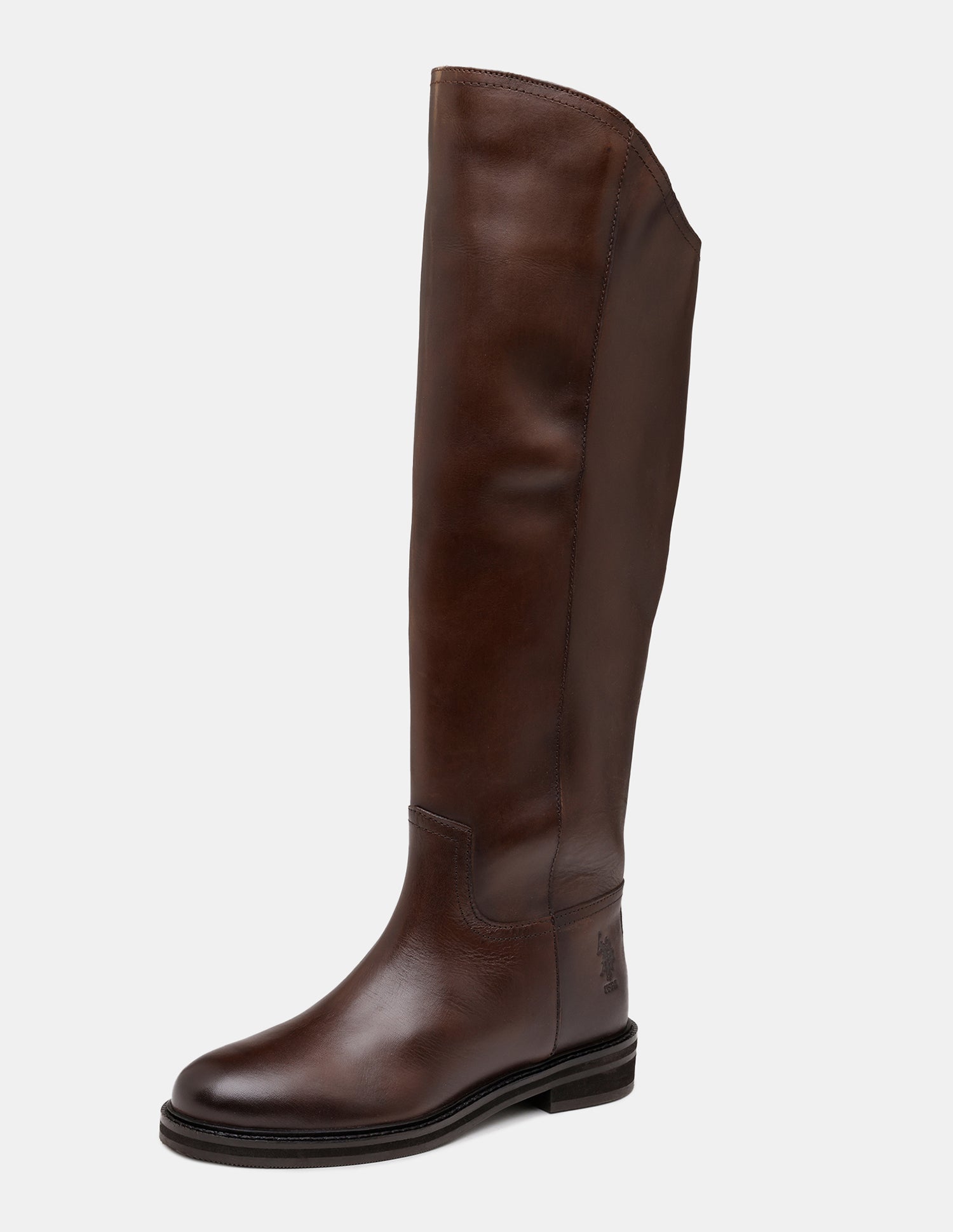 Women Zentha Round Toe Long Boots Brown - U.S. POLO ASSN. | Large